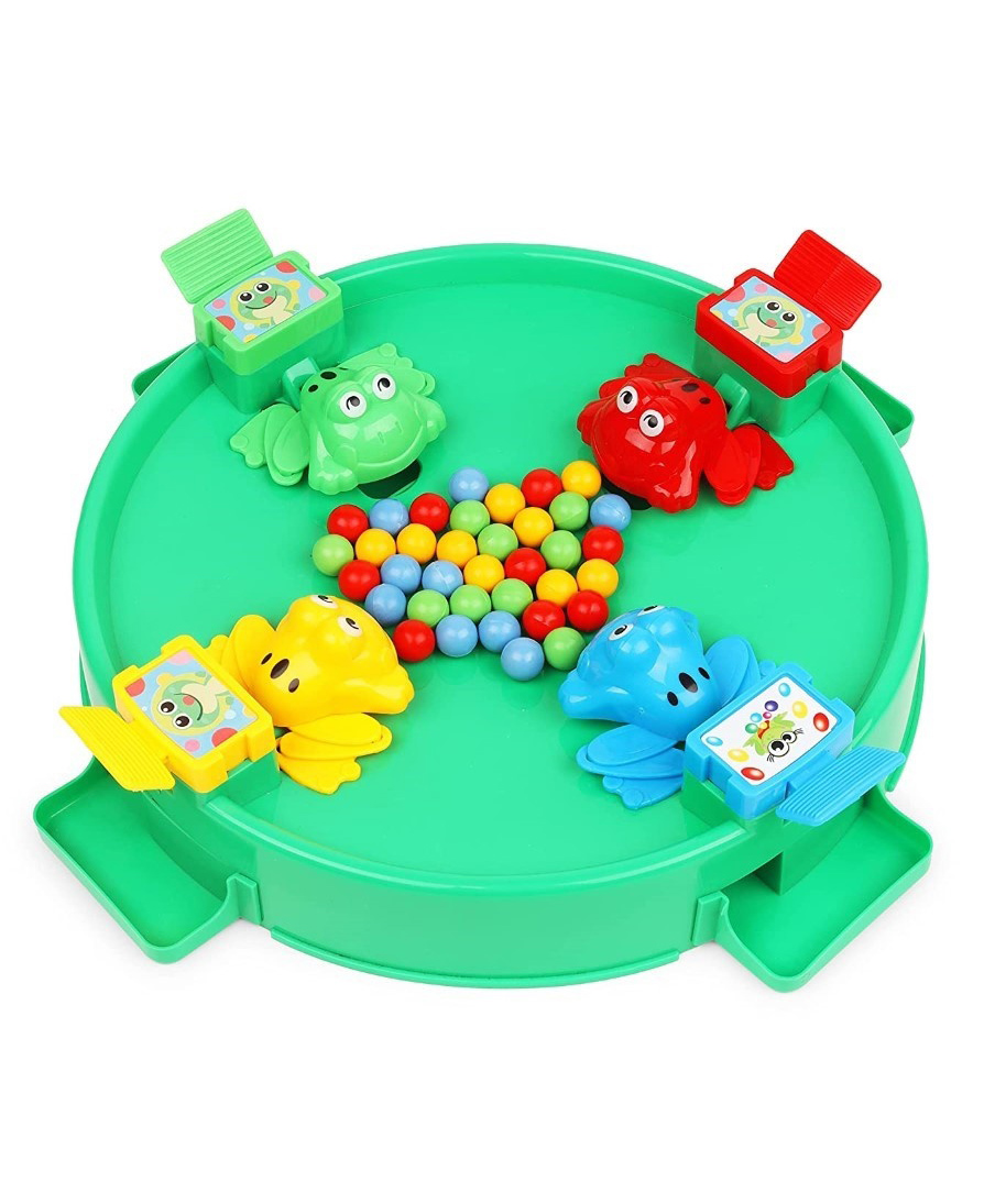 Zyamalox Hungry Frog Eat Beans Game 4 Players Multiplayer Board Game for Kids Interactive Group Play Fun Game for Players-image-38