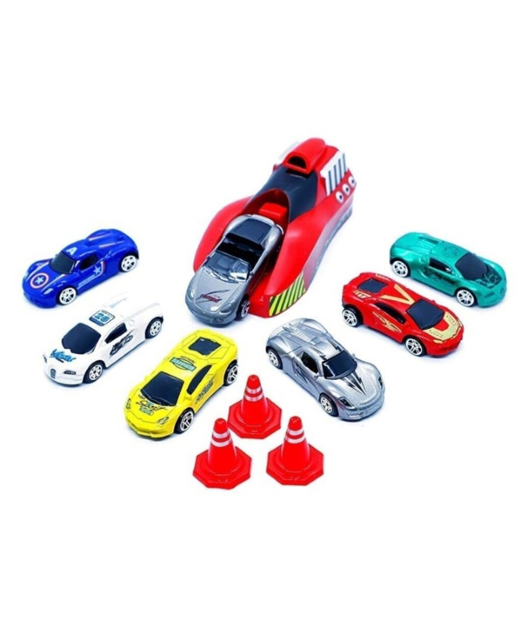 Zyamalox Rapid Car Launcher with 7 Metal Master Racer Cars and Launcher - Hot Cars Launchers Set with Free Metal Wheels - Racing Car Launcher Set (7-in-1) for Speedy Fun-picture-20