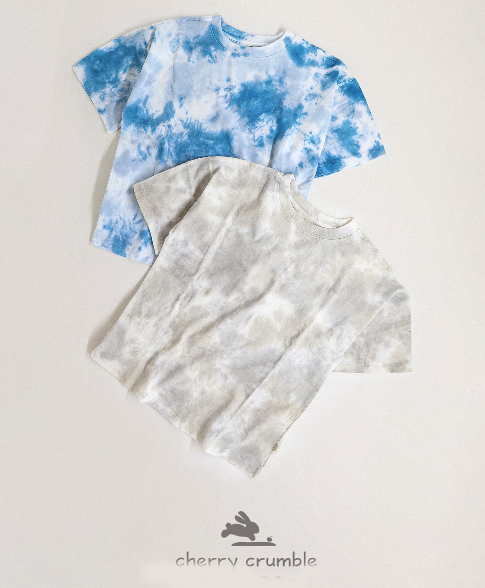 Cherry Crumble By Nitt Hyman Pack Of  2 Half Sleeves Tie & Dye Tees - Multi Colour-picture-10