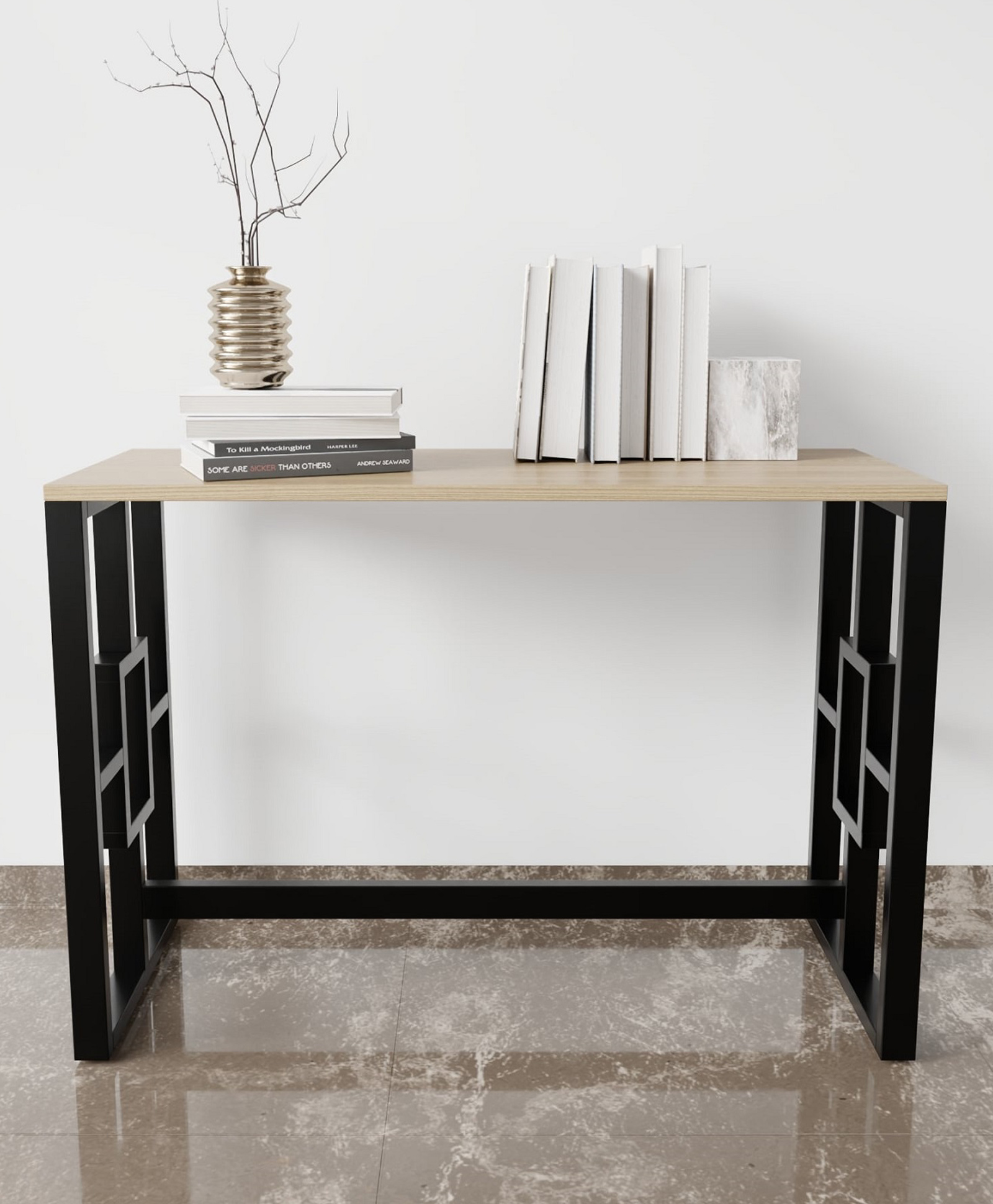 Riyan Luxiwood Segur Kids Study Table Beige-picture-11