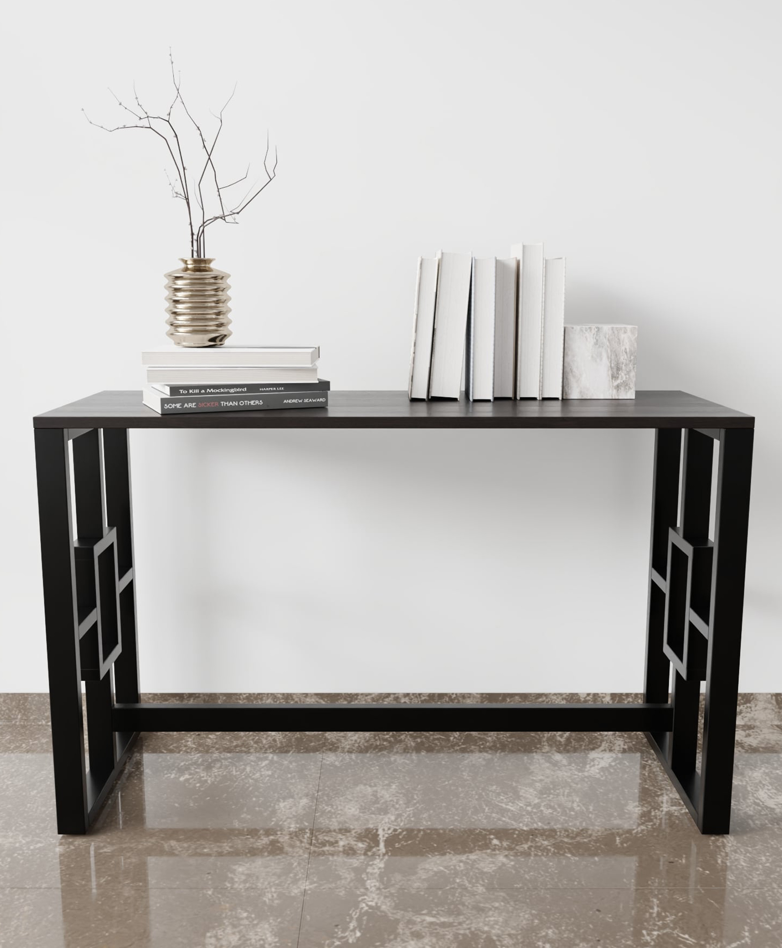 Riyan Luxiwood Segur Kids Study Table Brown-picture-10