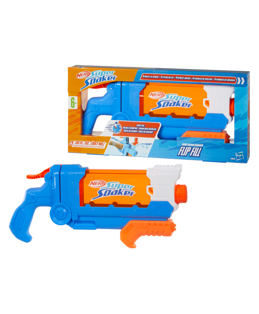 Nerf Super Soaker Flip Fill Water Blaster- Multicolor-picture-3