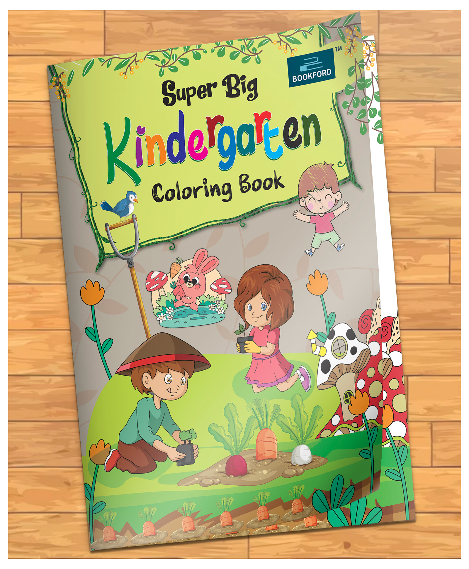 bookford publications Super Big Coloring Book - Kindergarten For Kids-picture-21