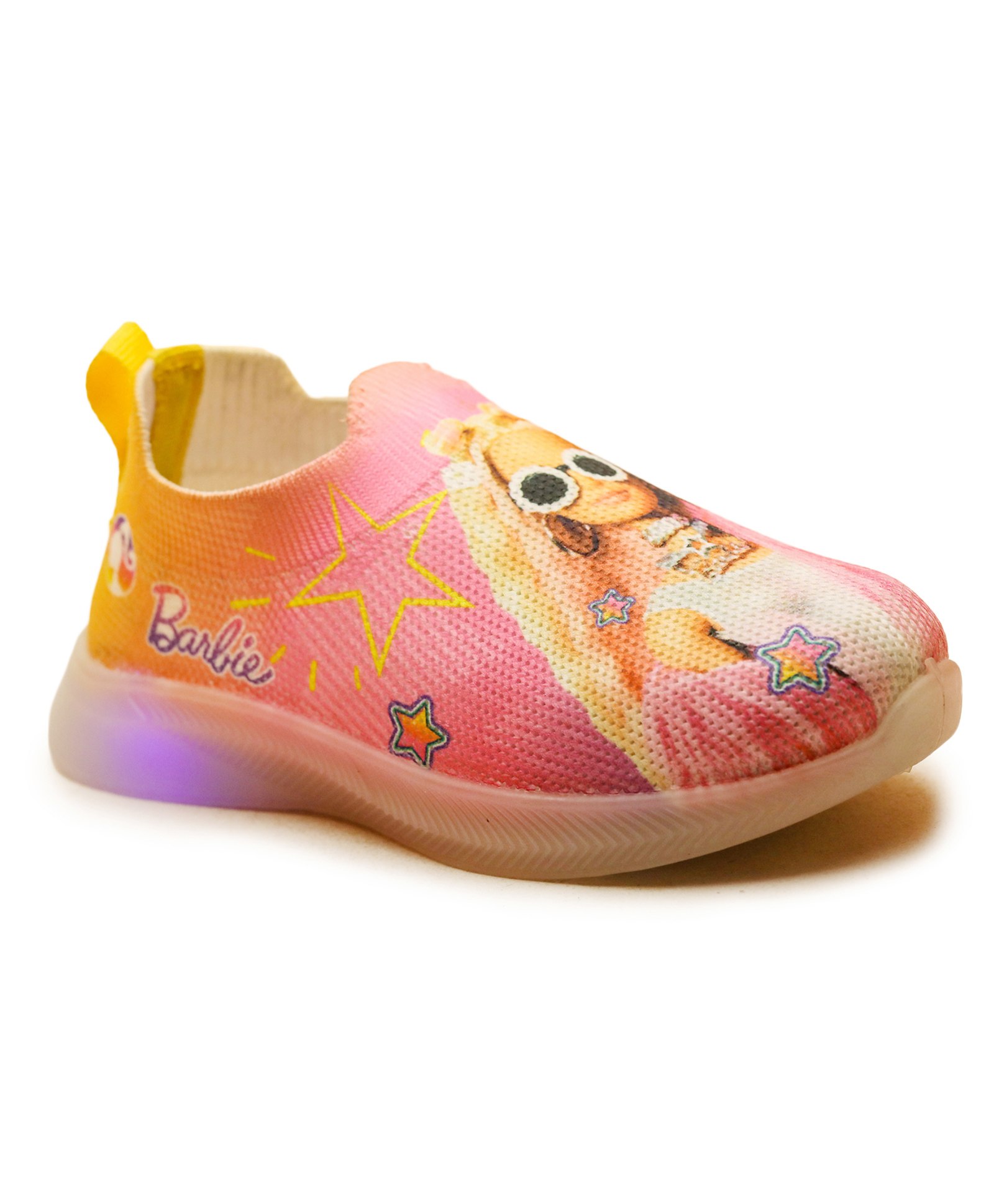 Toothless Mattel  Featuring Barbie Printed  Slip On  Shoes - Pink-picture-34