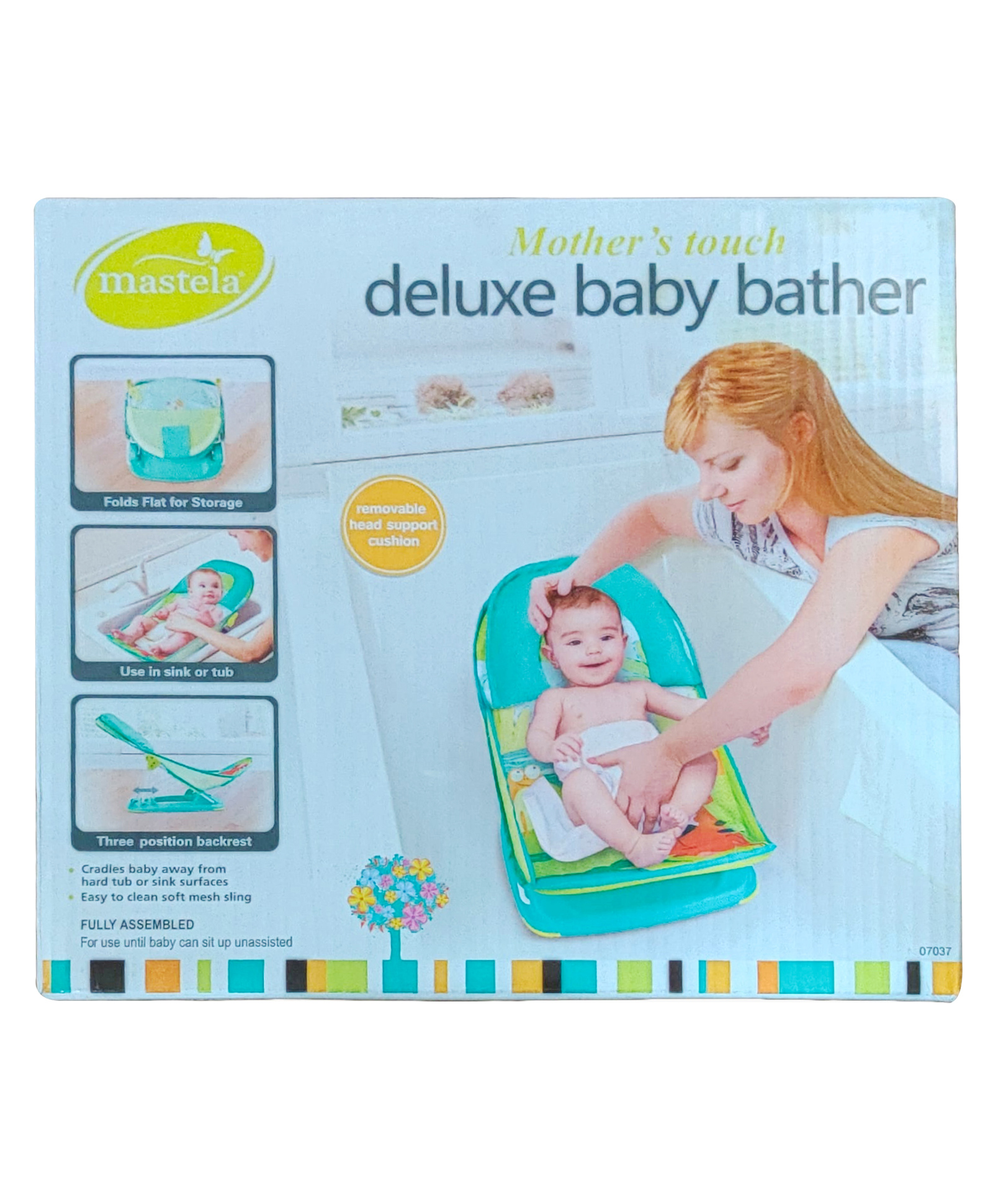 MASTELA Bather Deluxe Baby Bather (Birth to 6 Months) Teal-picture-10