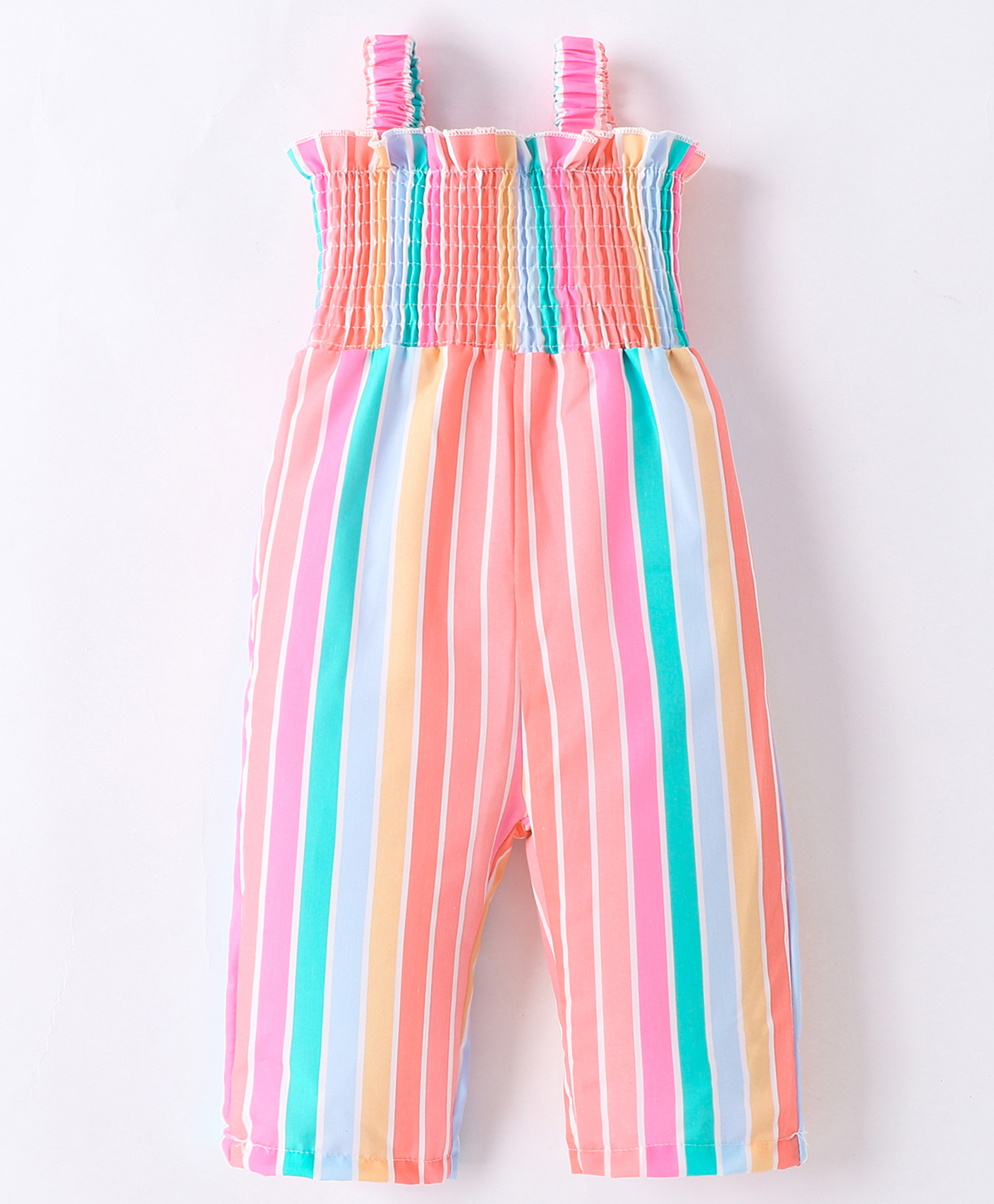 Kookie Kids Sleeveless Stripes Jumpsuits - Multicolor-image-39