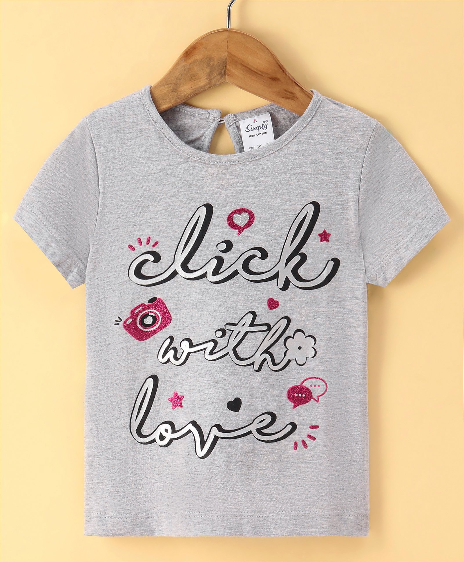 Simply Sinker Half Sleeves Text Printed T-Shirt - Grey-picture-28