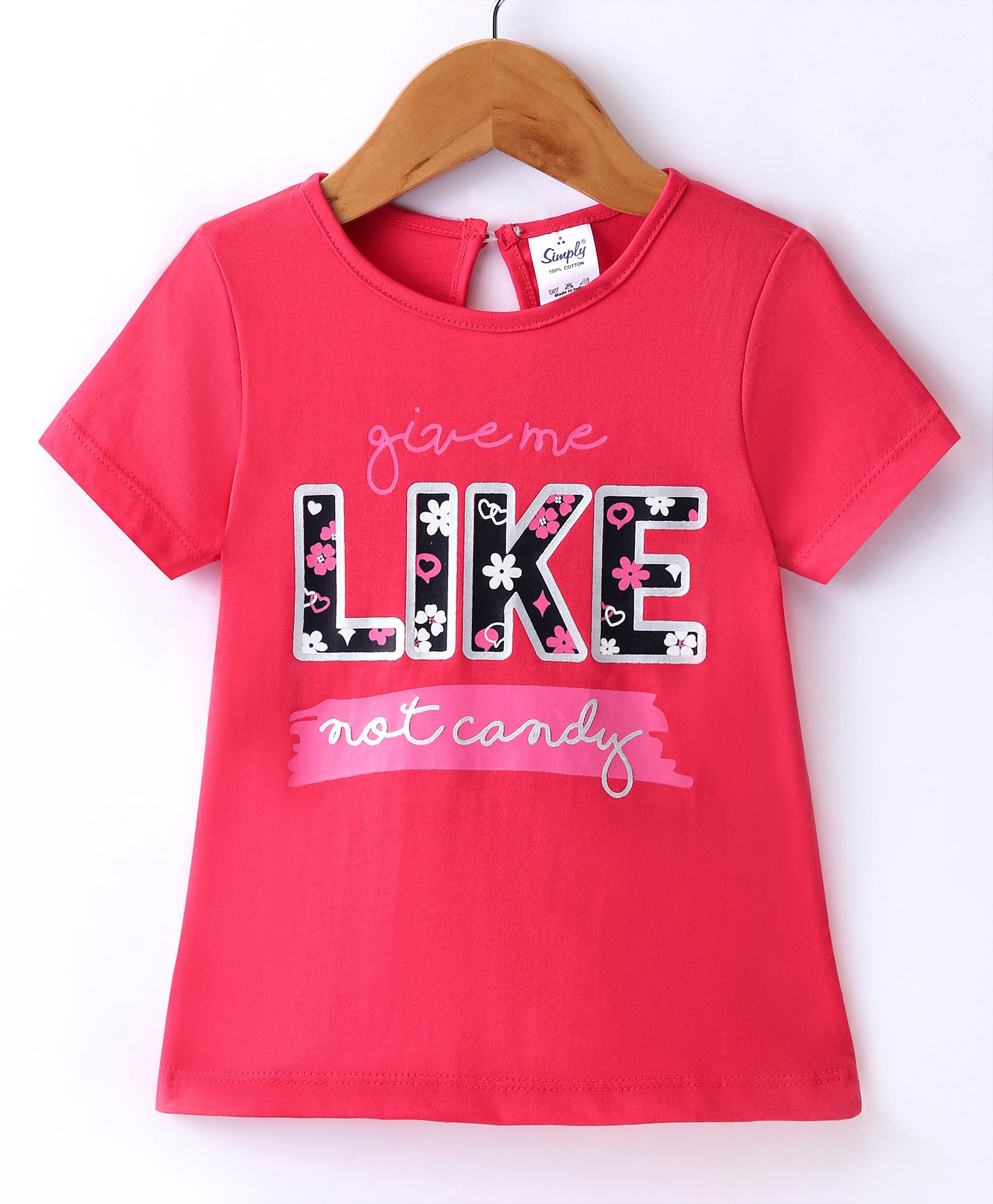 Simply Sinker Half Sleeves Text Printed T-Shirt - Red-picture-35