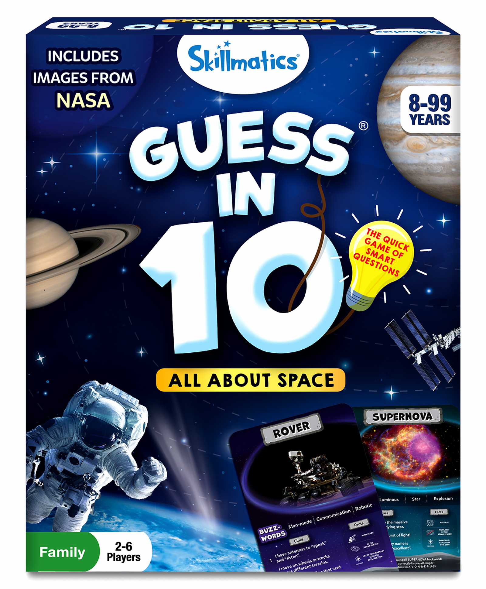 Skillmatics Card Game Guess in 10 Space Perfect for Boys, Girls, Kids Families Who Love Educational Toys Gifts for Ages 8 and Up-image-25