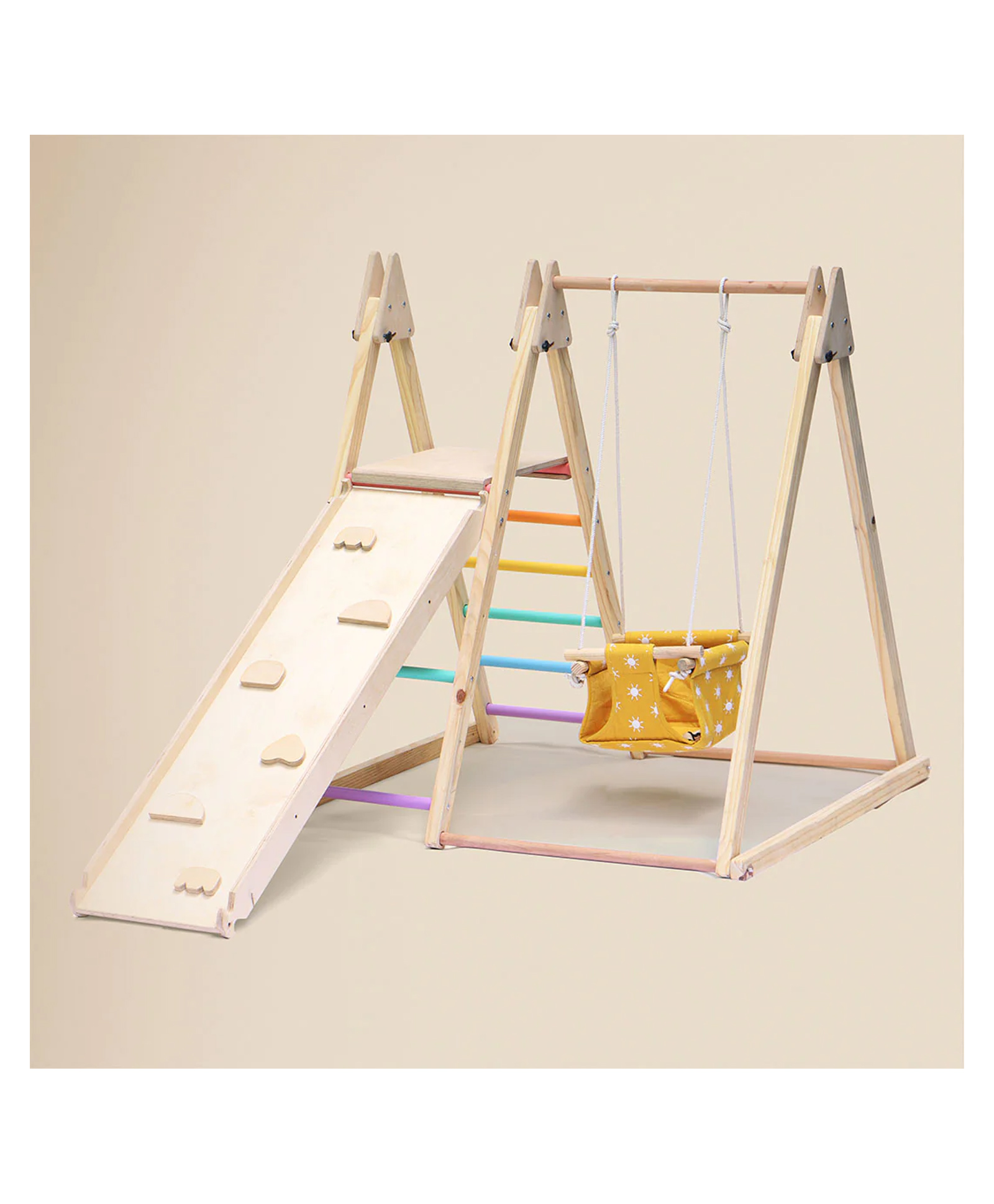 Curious Cub 4 in 1 Jungle Gym-Multi Colour-picture-0