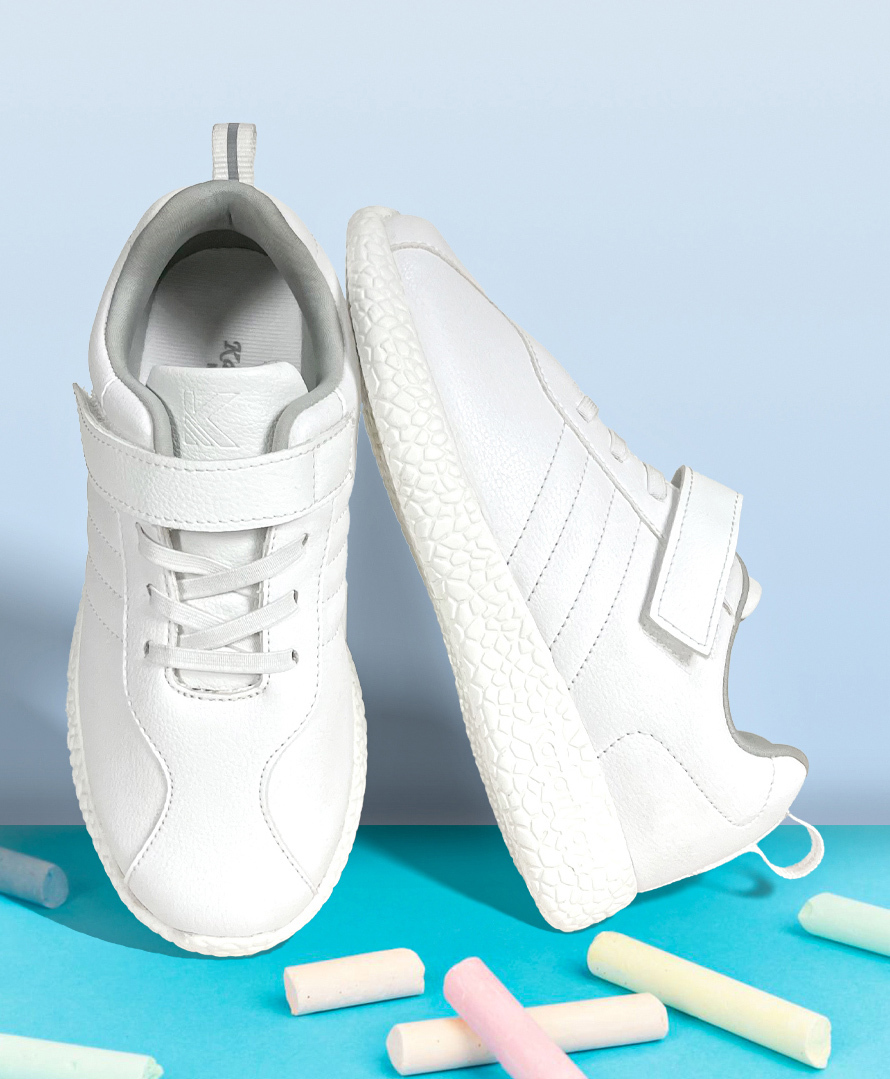 KazarMax Solid Sneakers - White-image-2