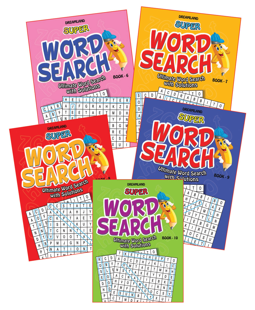 Super Word Search Pack Two 5 Books - English-image-1