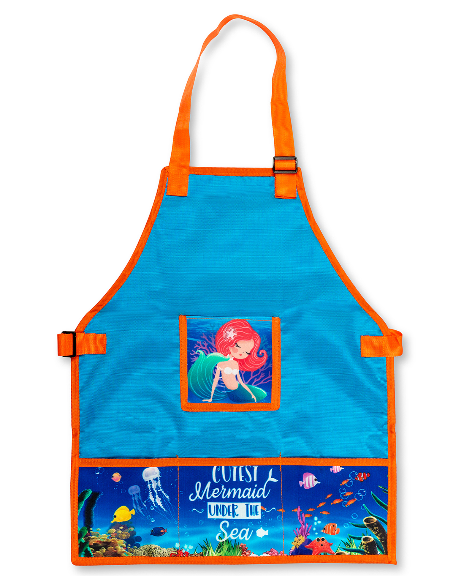 Echo Boomers Print Multipurpose Kids Waterproof Washable Apron with 4 pockets for Cooking Art Painting and School - Pack of 1-image-22