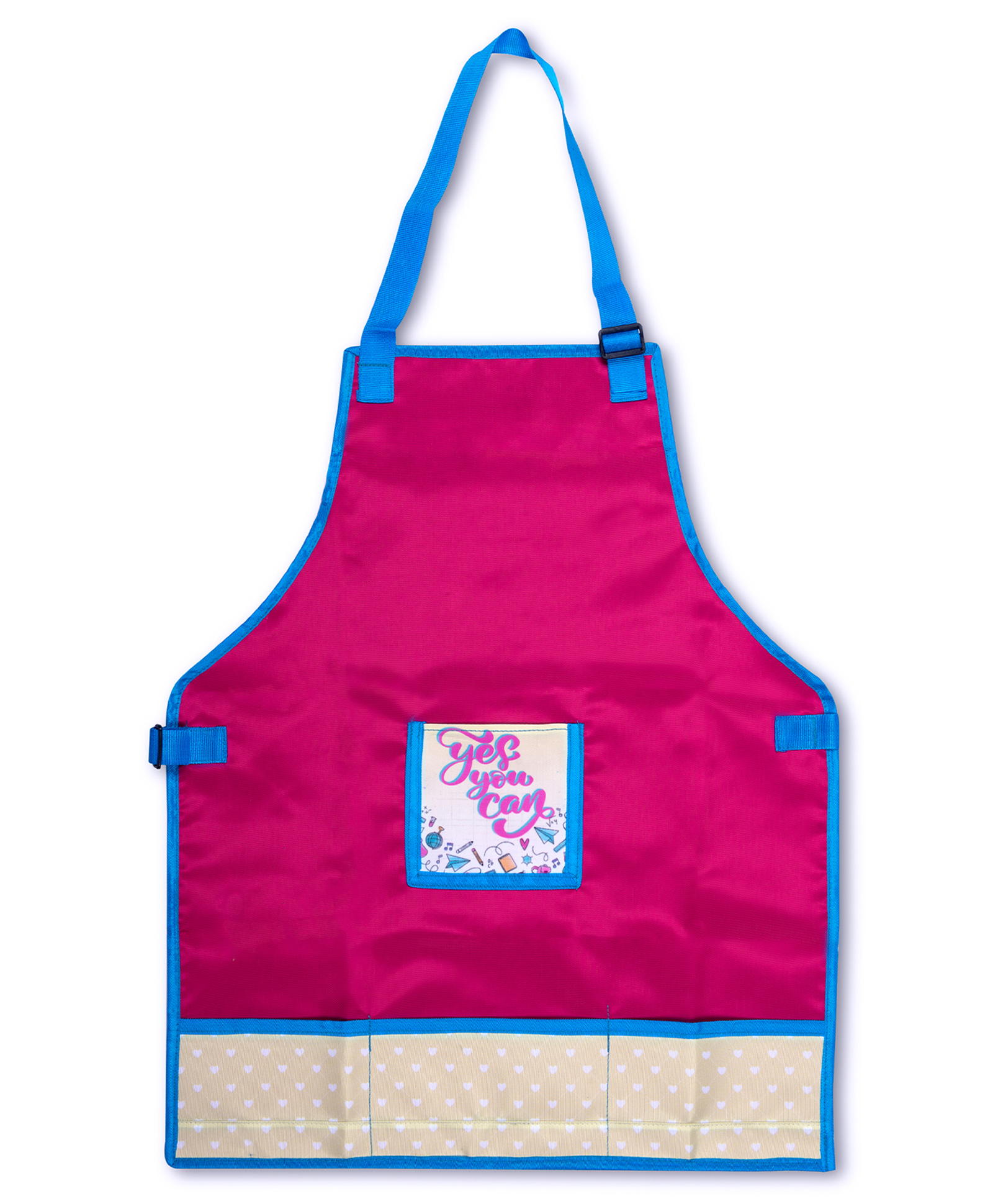 Echo Boomers Multipurpose Teens Waterproof Washable Apron with 4 pockets for Cooking Art Painting and School - Pink-image-12