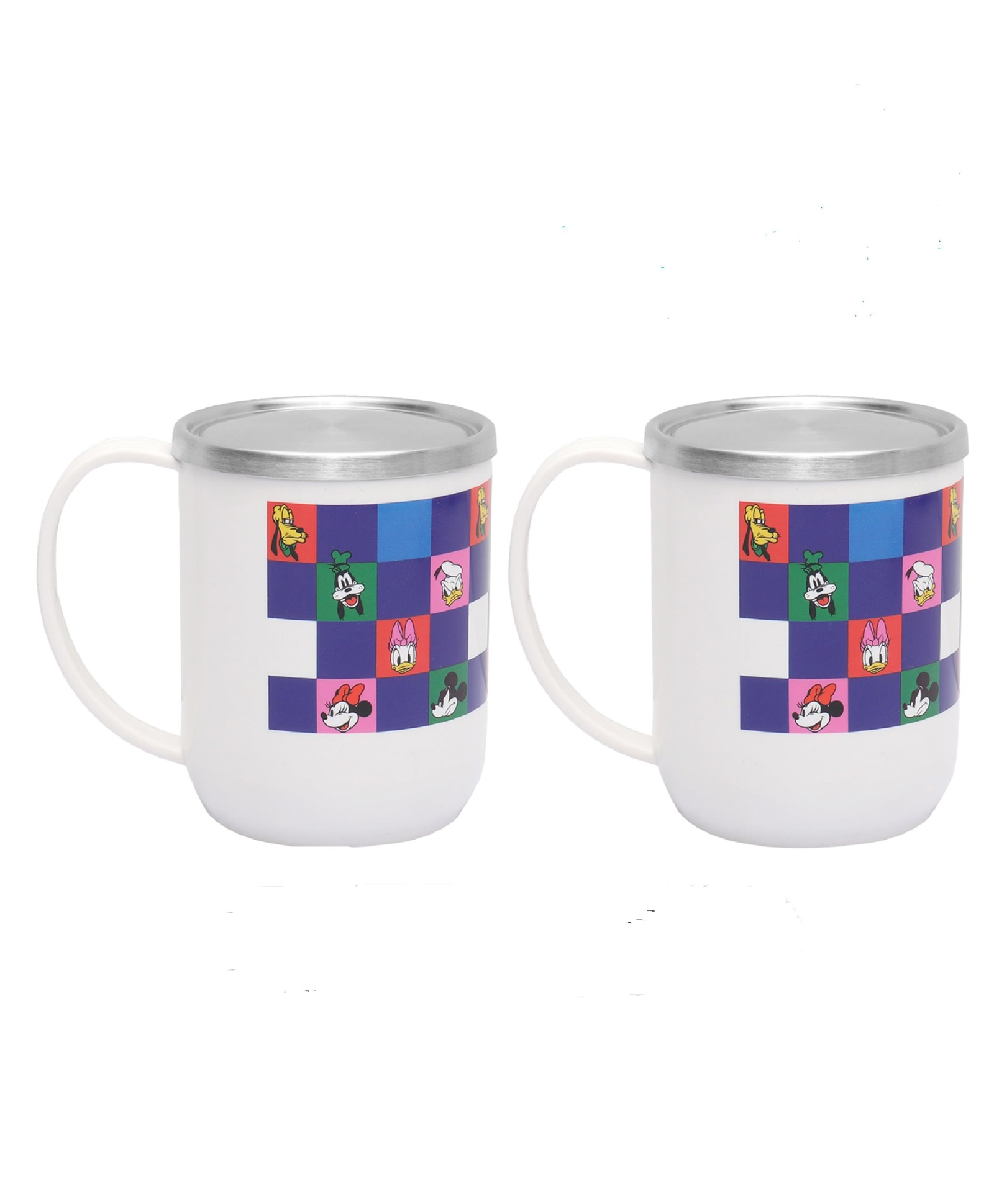 Jaypee Plus Cupshup Prime Disney Mickey Mouse Coffee Milk Cup For Kids Unbreakable Insulated Stainless Steel With Lid 400ml Pack of 2-picture-19