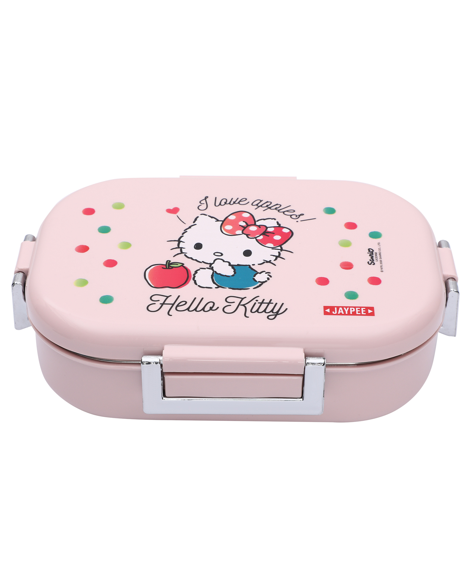 JAYPEE Stainless Steel Insulated Lunch Box Missteel Kitty Pink - 500 ml - Suitable for school and picnics -Microwave Safe-picture-45