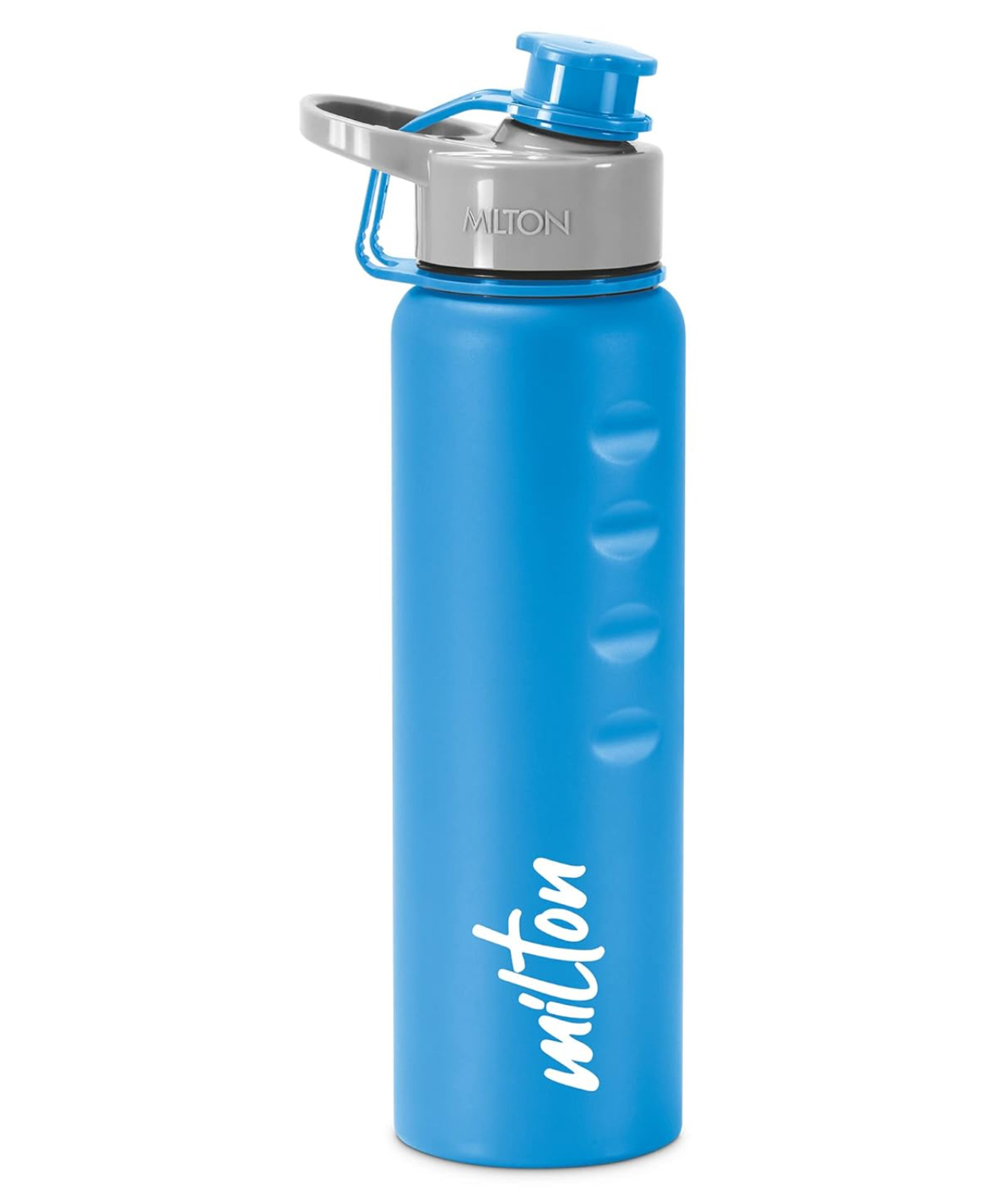 Milton Gripper 1000 Stainless Steel Easy Grip Leak Proof Water Bottle, 920 ml, Blue-picture-18