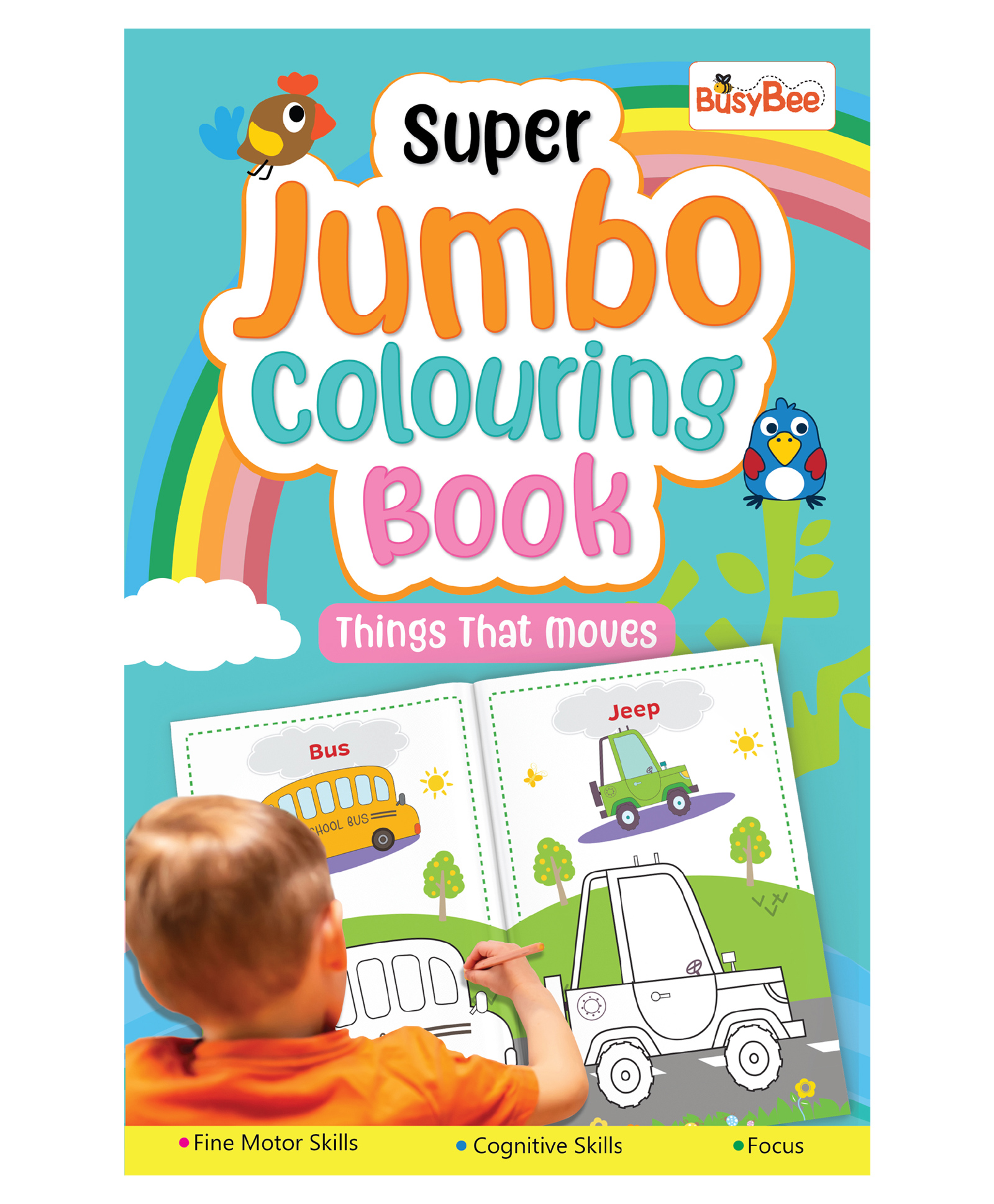 pegasus Super Jumbo Colouring Book (Things That Move) - English-picture-10