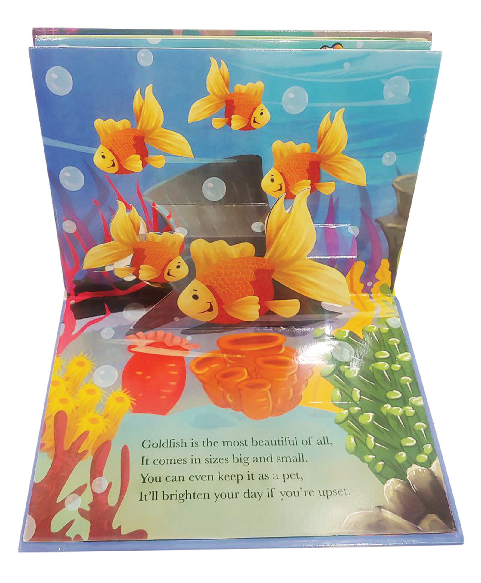Pop-Up Under The Sea Book Illustrated Pop Up Books For Kids - English