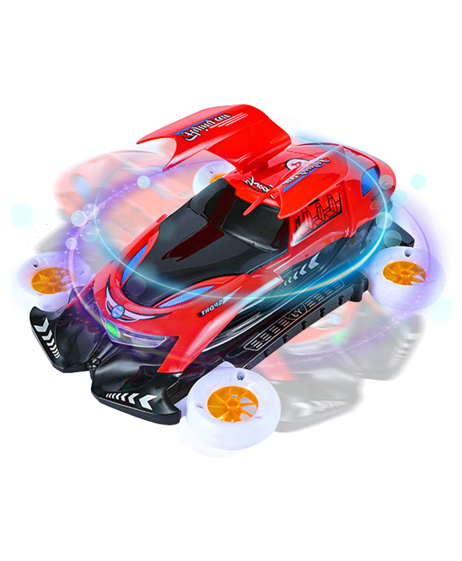 Azhari Electric Four Wheel Flying Car with Lights and Musics for Children Multicolor-image-37