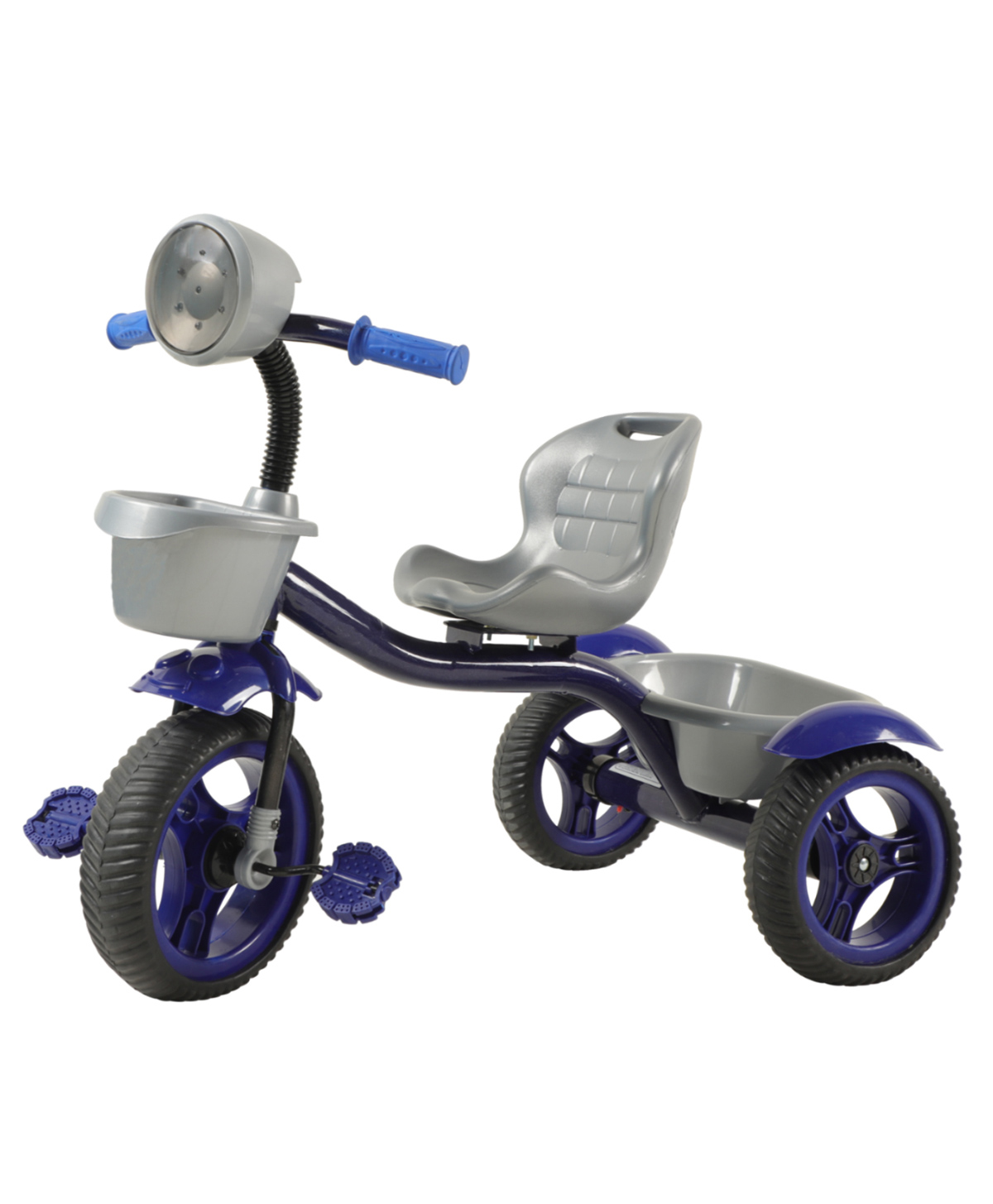 JoyRide Speedo Tricycle-Trike with Dual Storage Basket for Kids with Music and Light - Boys & Girls Age 2 to 4 Years Tricycle - Blue-picture-20