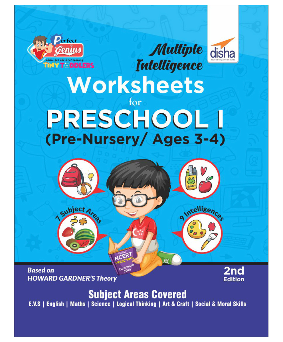 disha publications Multiple Intelligence Worksheets for PRESCHOOL I (Pre-Nursery/ Ages 3-4) 2nd Edition [Paperback] Disha Experts-picture-12