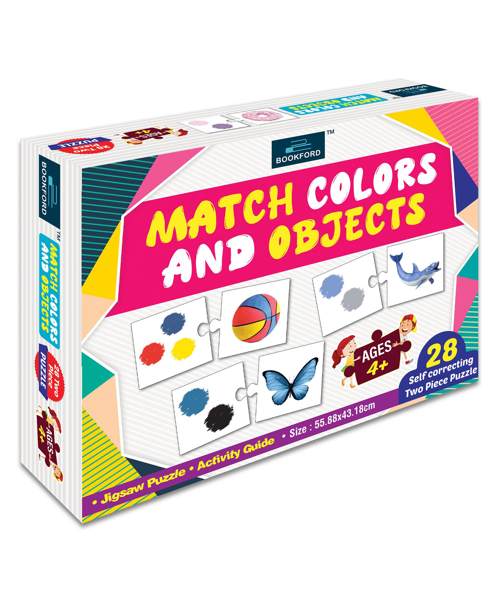 Bookford Match Colors And Objects  Jigsaw Puzzle - 56 Pieces-image-11