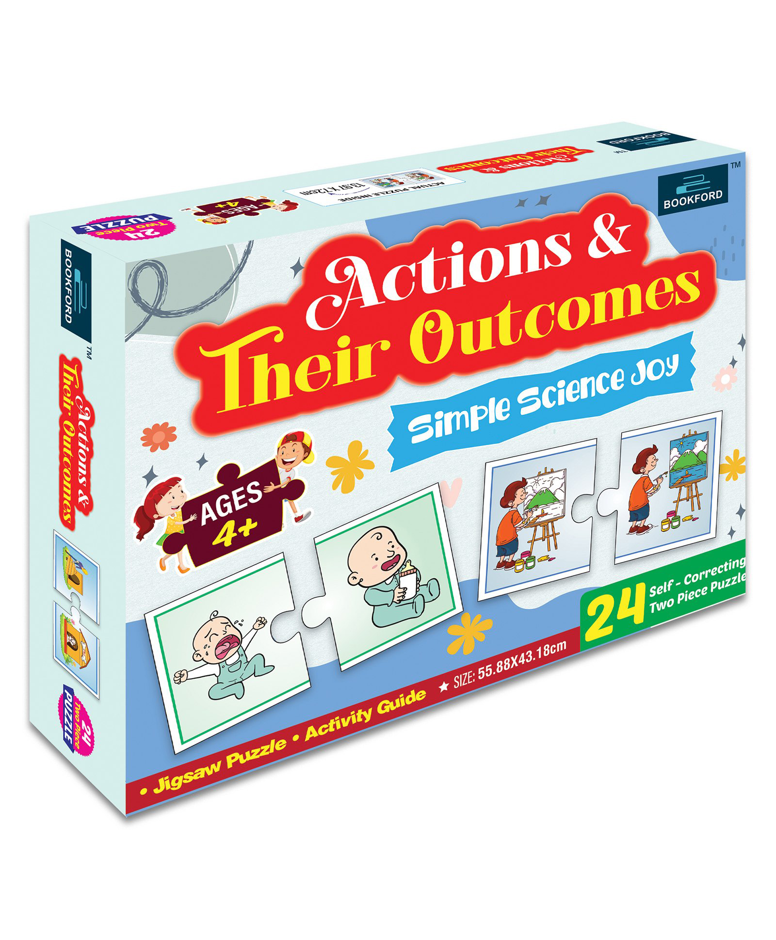 Bookford Actions & Their Outcomes Jigsaw Puzzle - 48 Pieces-image-46