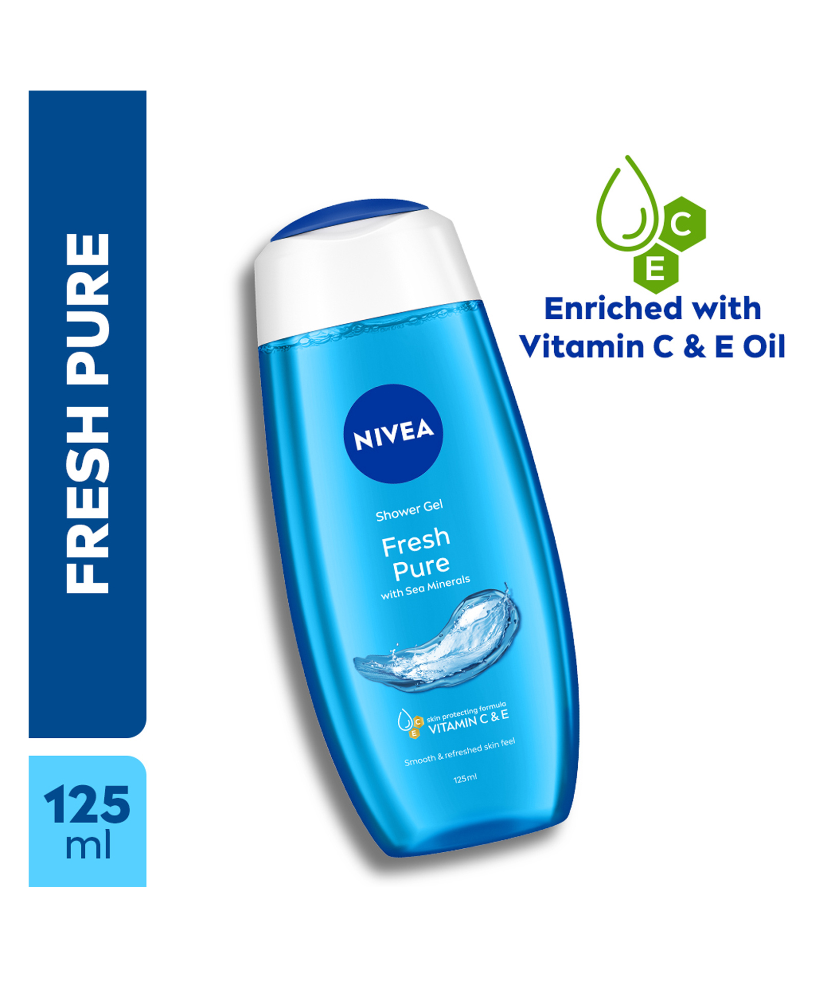 Nivea Bath Care Shower Fresh Pure 125 ml-picture-9