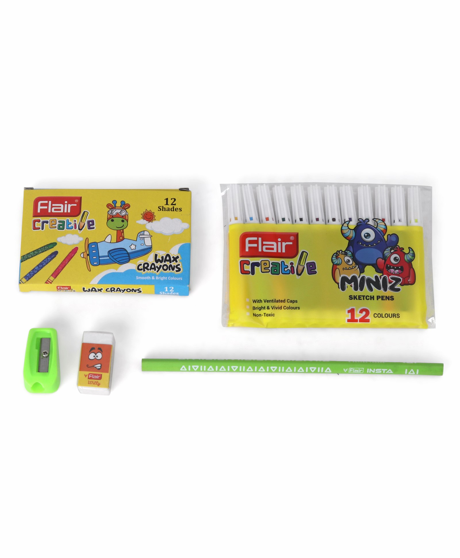 Flair Creative Stationery Kit  - Multicolor-picture-46