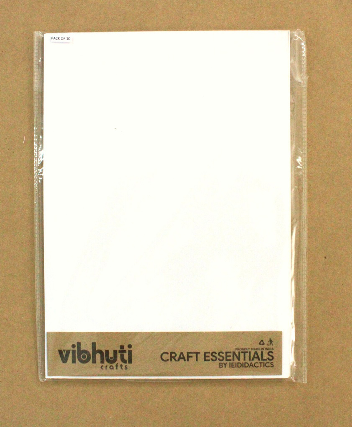 Vibhuti Crafts 350GSM A3 Size (11.7 in x 16.5 in) Mountboard Pack - Set of 10: Ideal for Framing, Scrapbooking, and Art Projects-image-1
