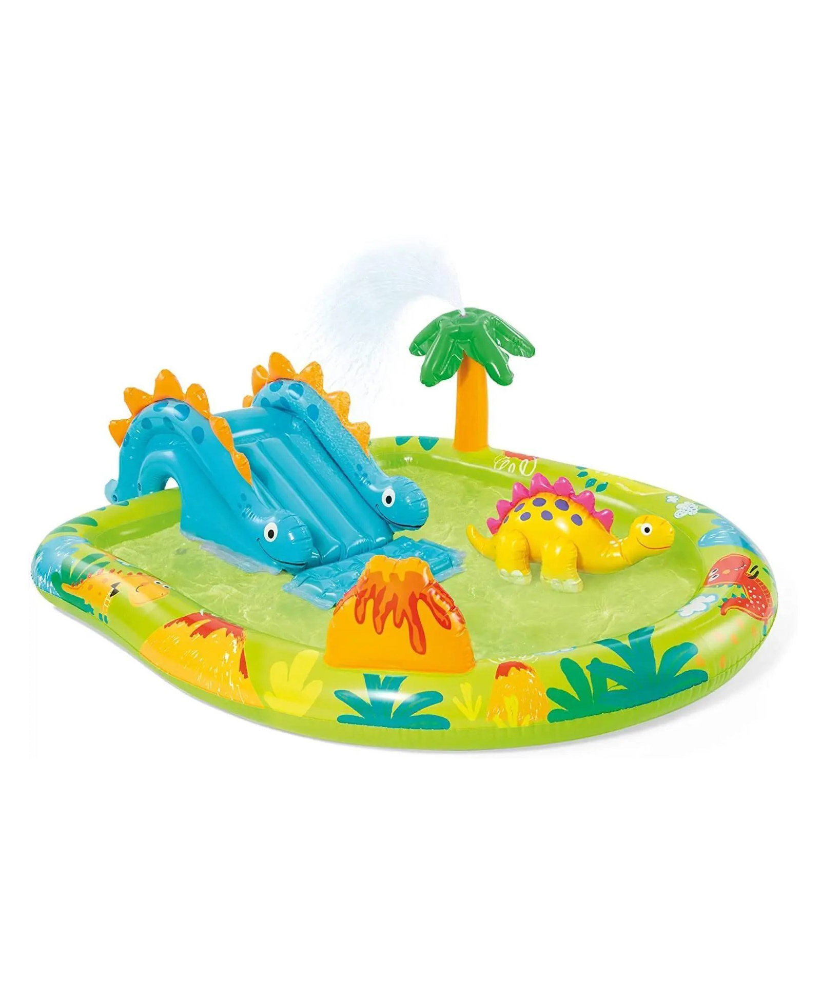 Intex Inflatable Little Dino Play Center Water Pool For Babies And Kids - Multicolor-picture-23