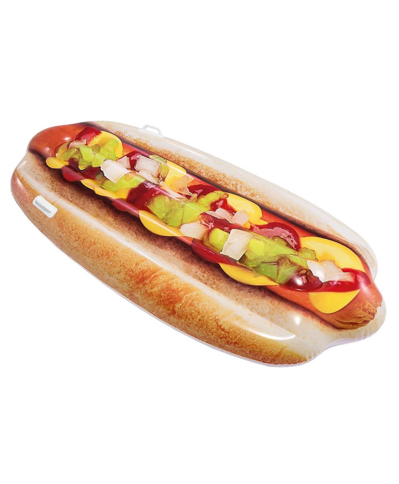 Intex Jumbo Hot Dog Inflatable Swimming Pool Float Mat For Adults And Kids - Multicolor-image-12