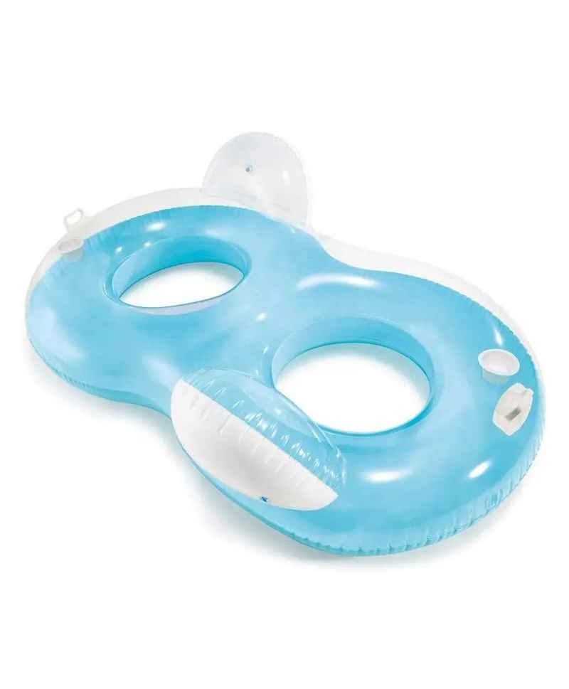 Intex Double Pillow-Back Inflatable Floating Lounge For Adult And Kids  Multicolor-image-7