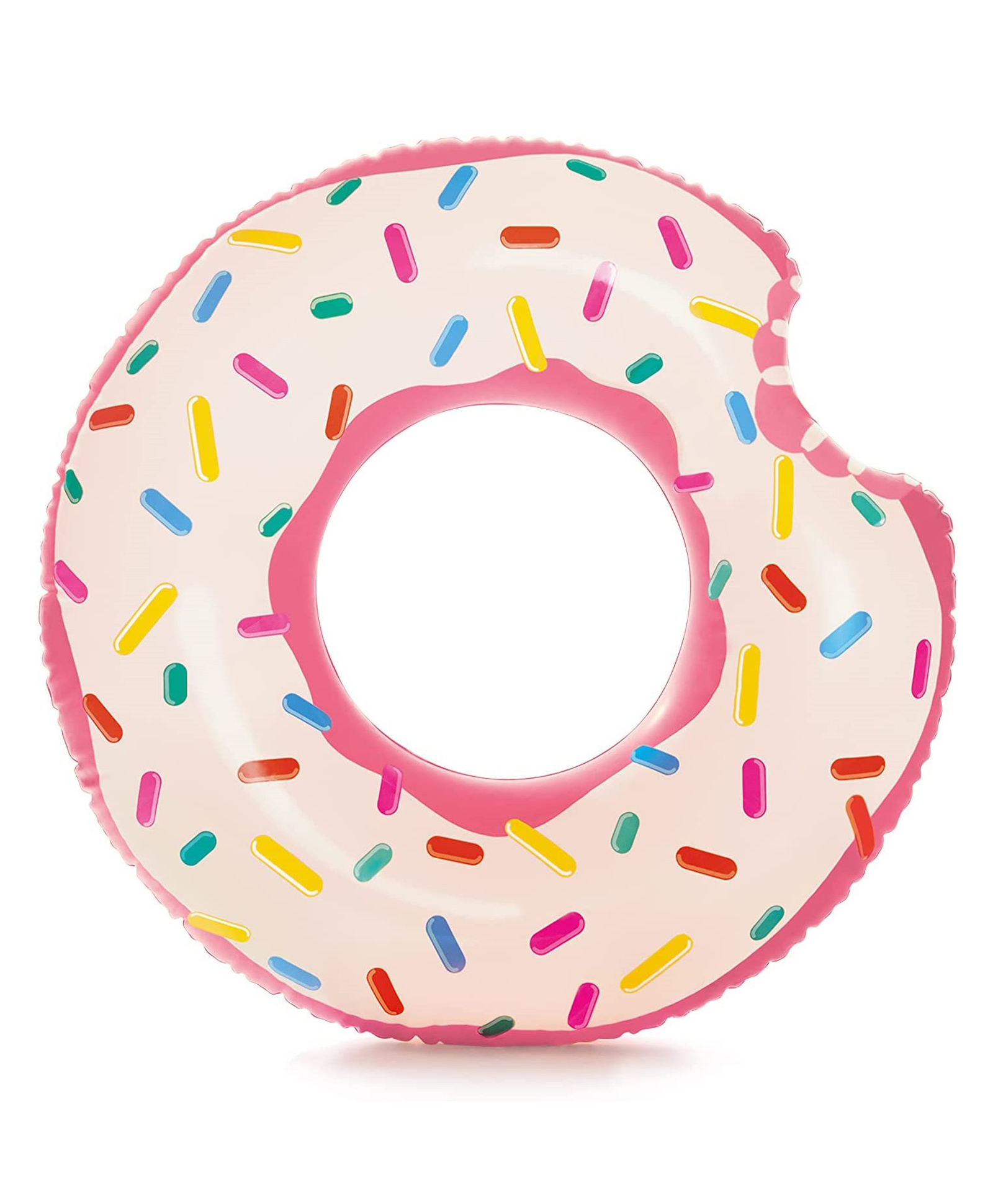 Intex Rainbow Donut Inflatable Pool Swim Tube Intex Pool Intex Swimming Pool And Beach Tubes  Multicolor-picture-15