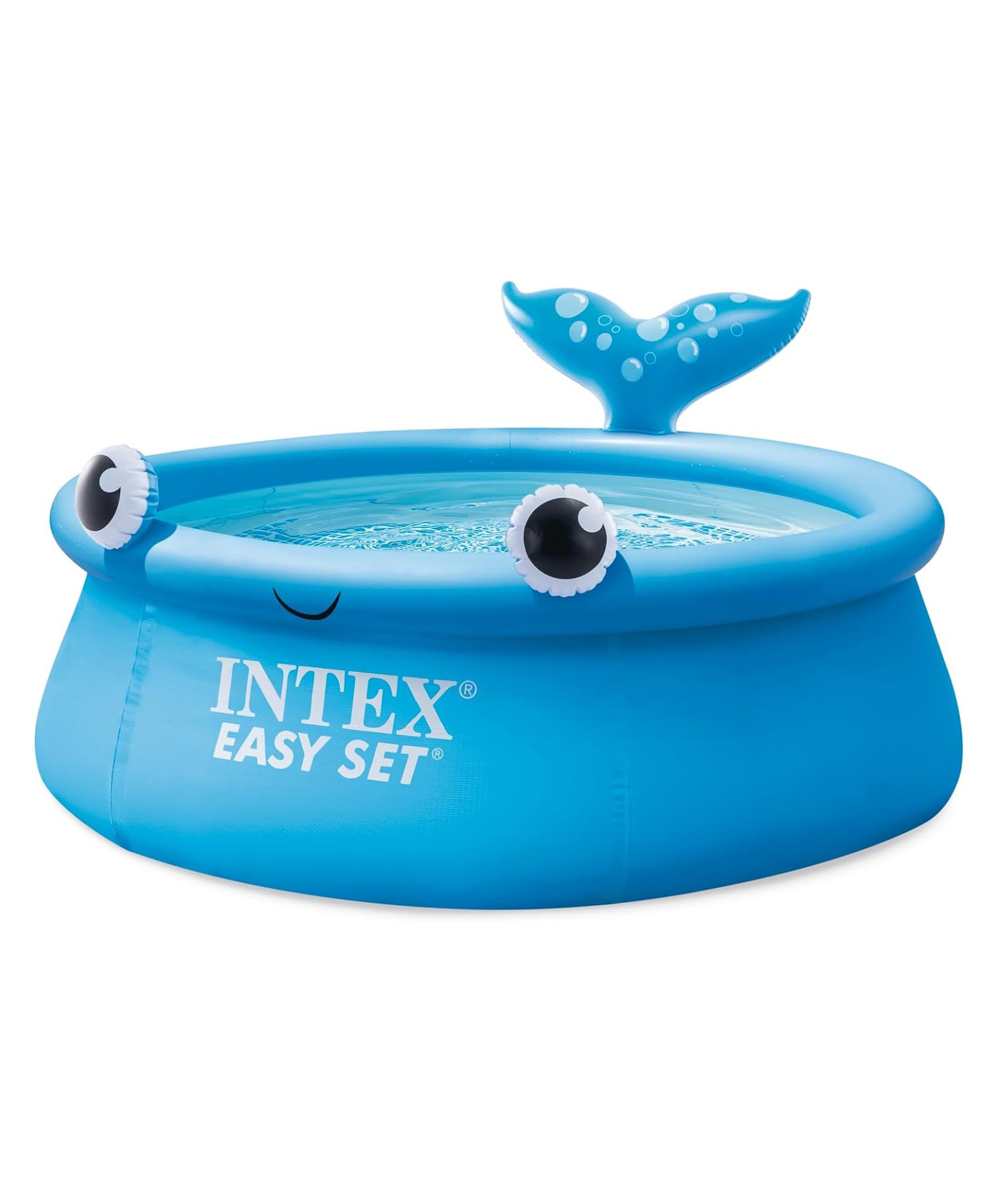 Intex Inflatable Jolly Whale Easy Set Pool For Kids Intex Alberca Portable Outdoor Fun Pool For Kids - Multicolor-picture-10