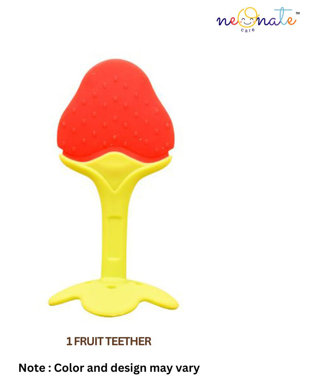 neonatecare Neonate Care Non Toxic Food Grade Silicone Strawberry Baby Teether- Red-picture-27