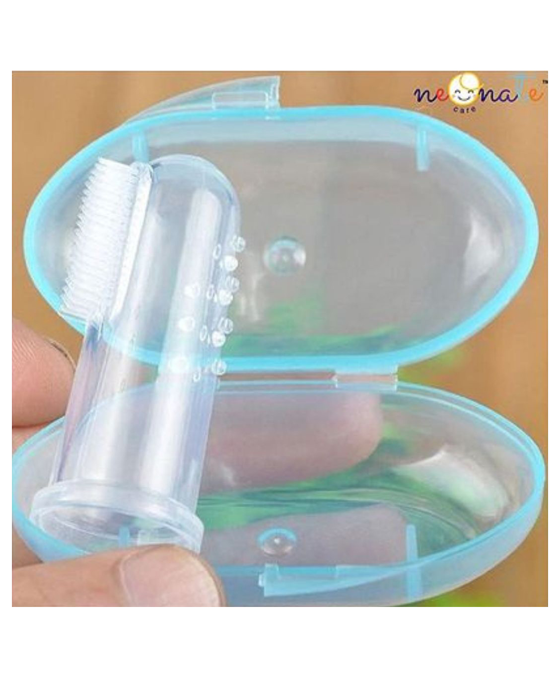Neonate Care Silicone Fingure Brush With Case Pack of 1 - MultiColor-image-29