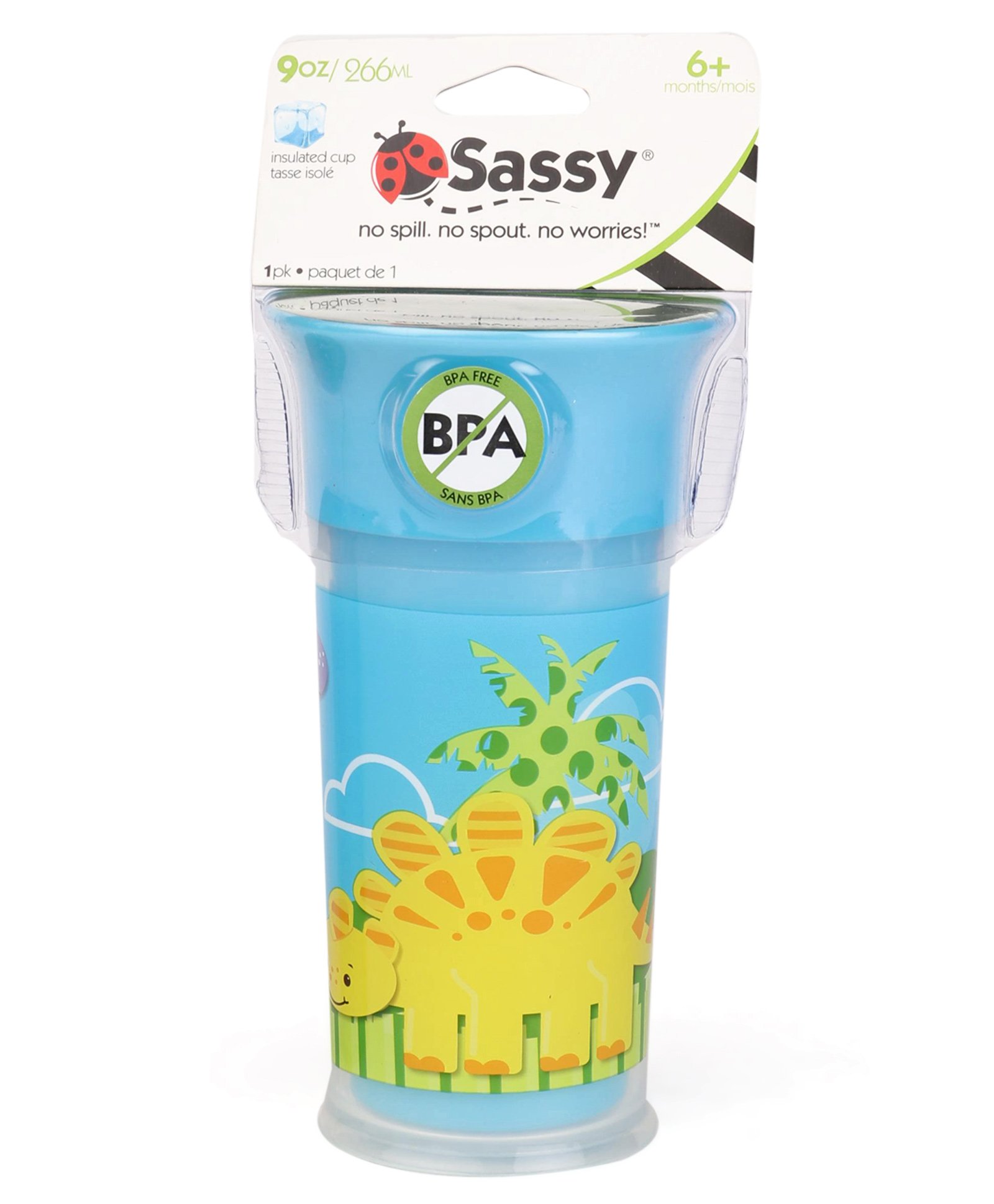 Sassy Insulated Cup Dino Print Blue 266 Ml Online In India Buy At