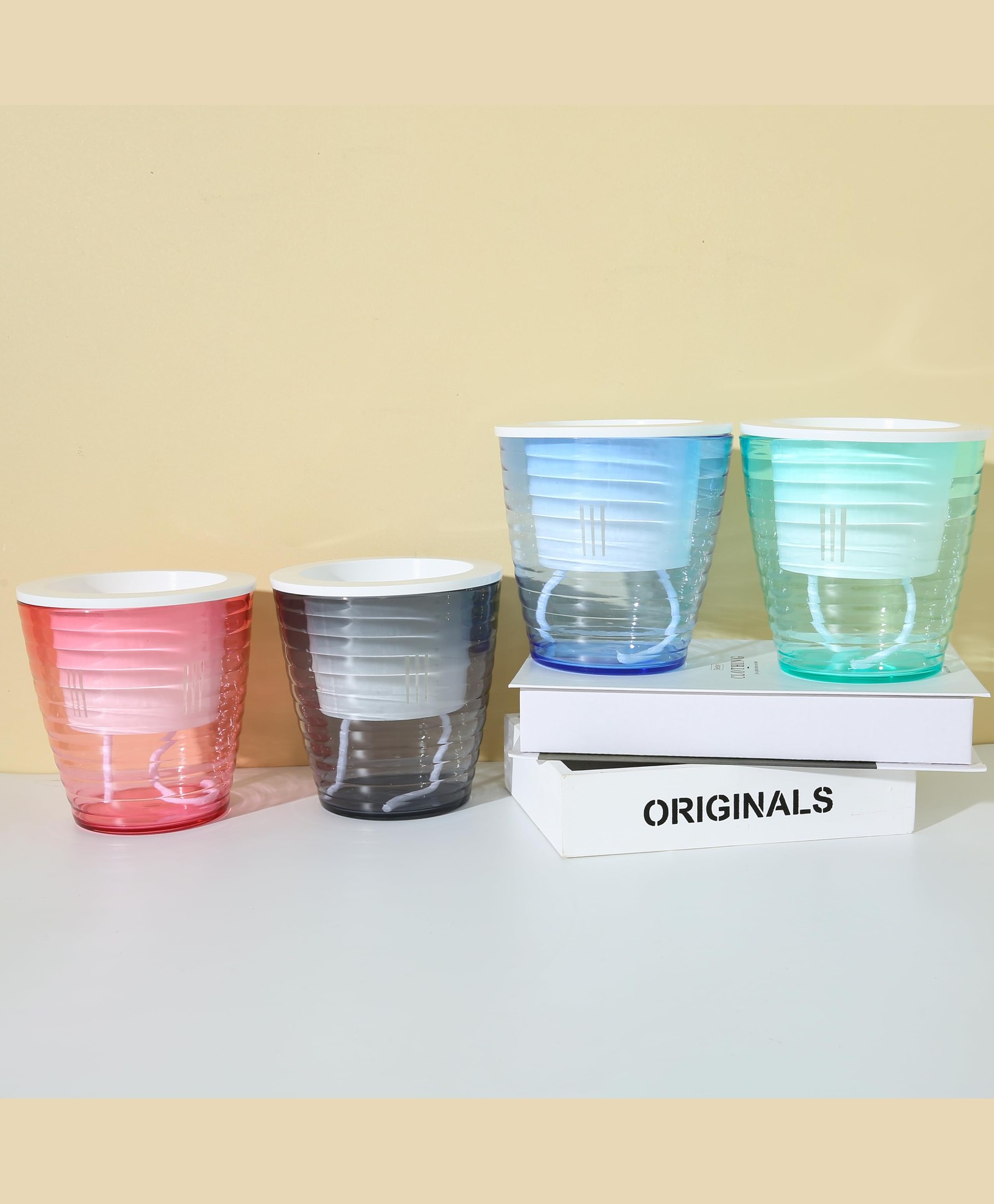 UMAI Self Watering Plant Pot - 5.5 inches (14.5 cm) Plant Pots | Plastic Automatic Watering Planters for Indoor, Outdoor, Balcony, Garden, Home, Office (Pack of 4, Multicolor)-image-11