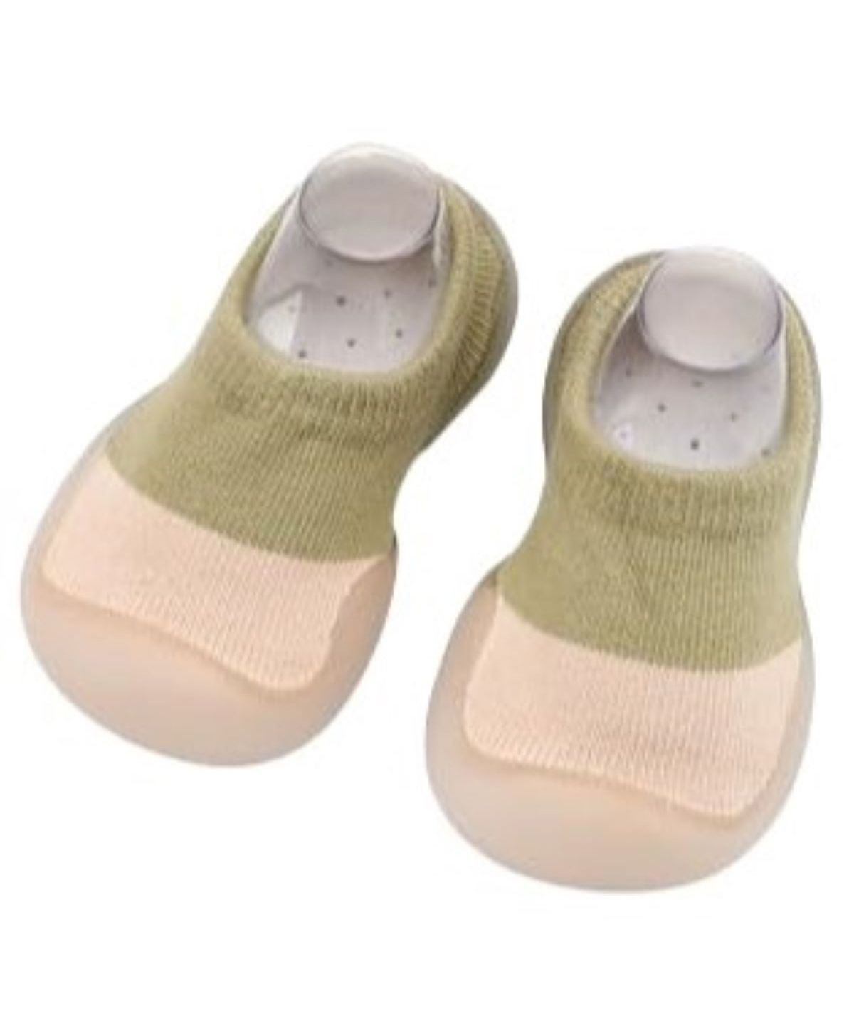MOMISY Anti-Skid leather soled 2 Color Shoe Socks for Baby Boys and Baby Girls-12 to 24 months, Medium (Army Green, 12-24 Months)-image-39
