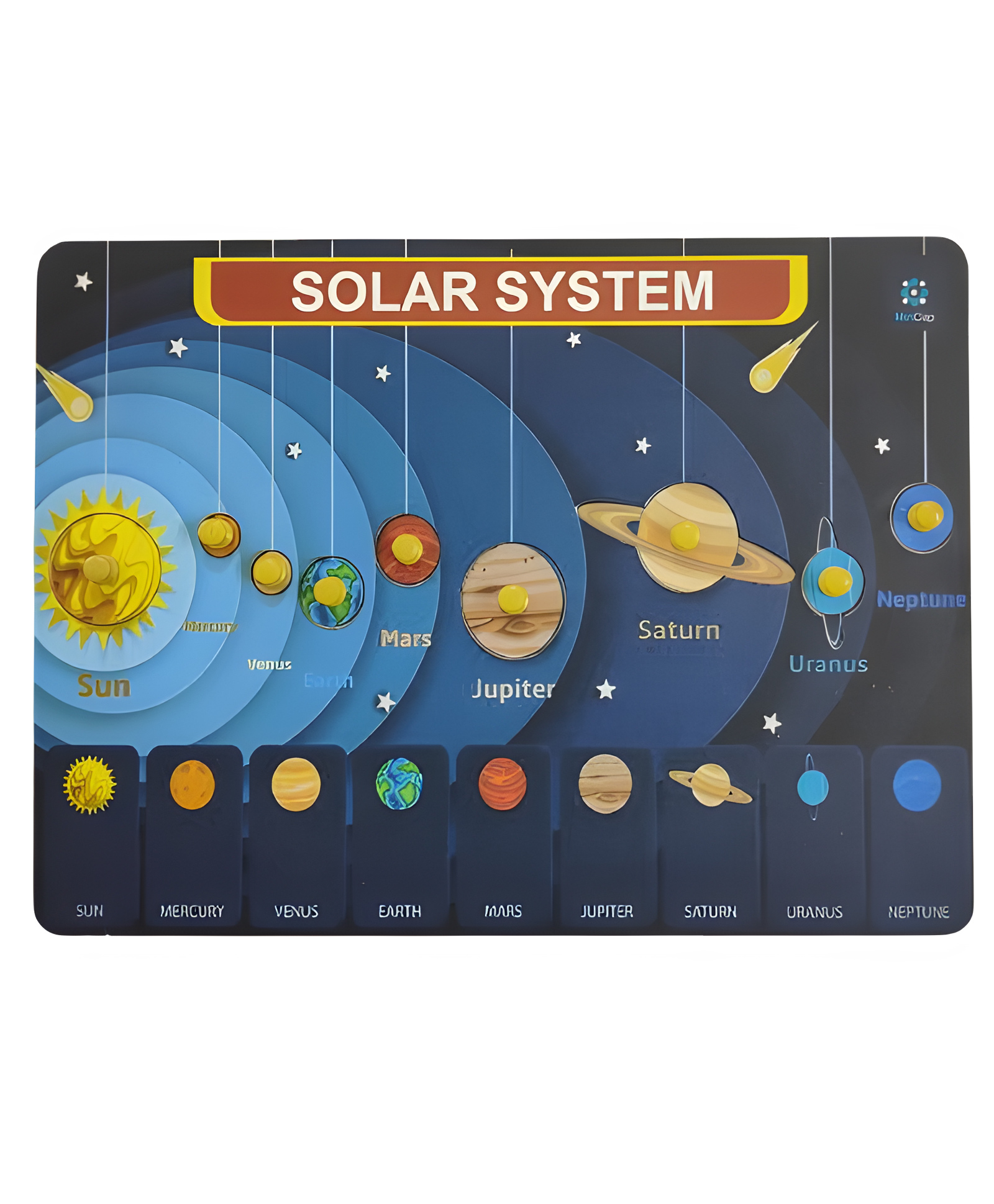 MetClap Solar System Tray 9 pcs-image-37