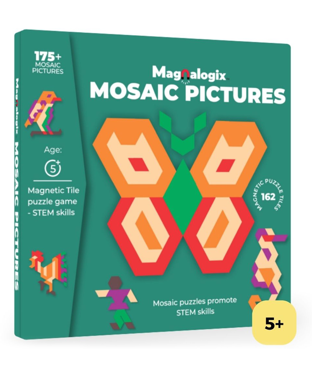 Toy Kraft Magnetic Tiles Mosaic Picture - 162 peices-image-25