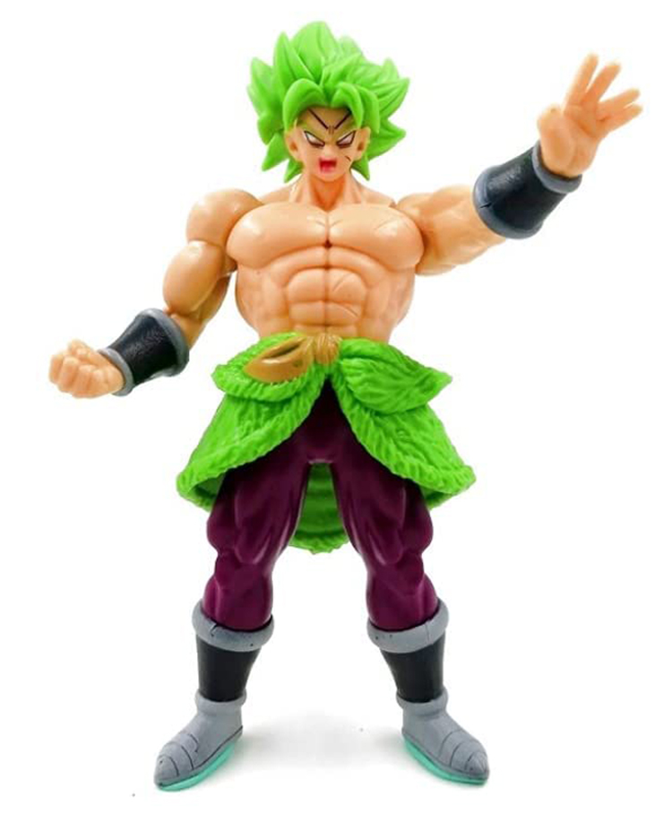 Awestuffs Dragonball Anime Broly Legendary Saiyan Large Action Figure Limited Edition Figure Toy Statue Merchandise for Anime Lovers (18 cm)-picture-33