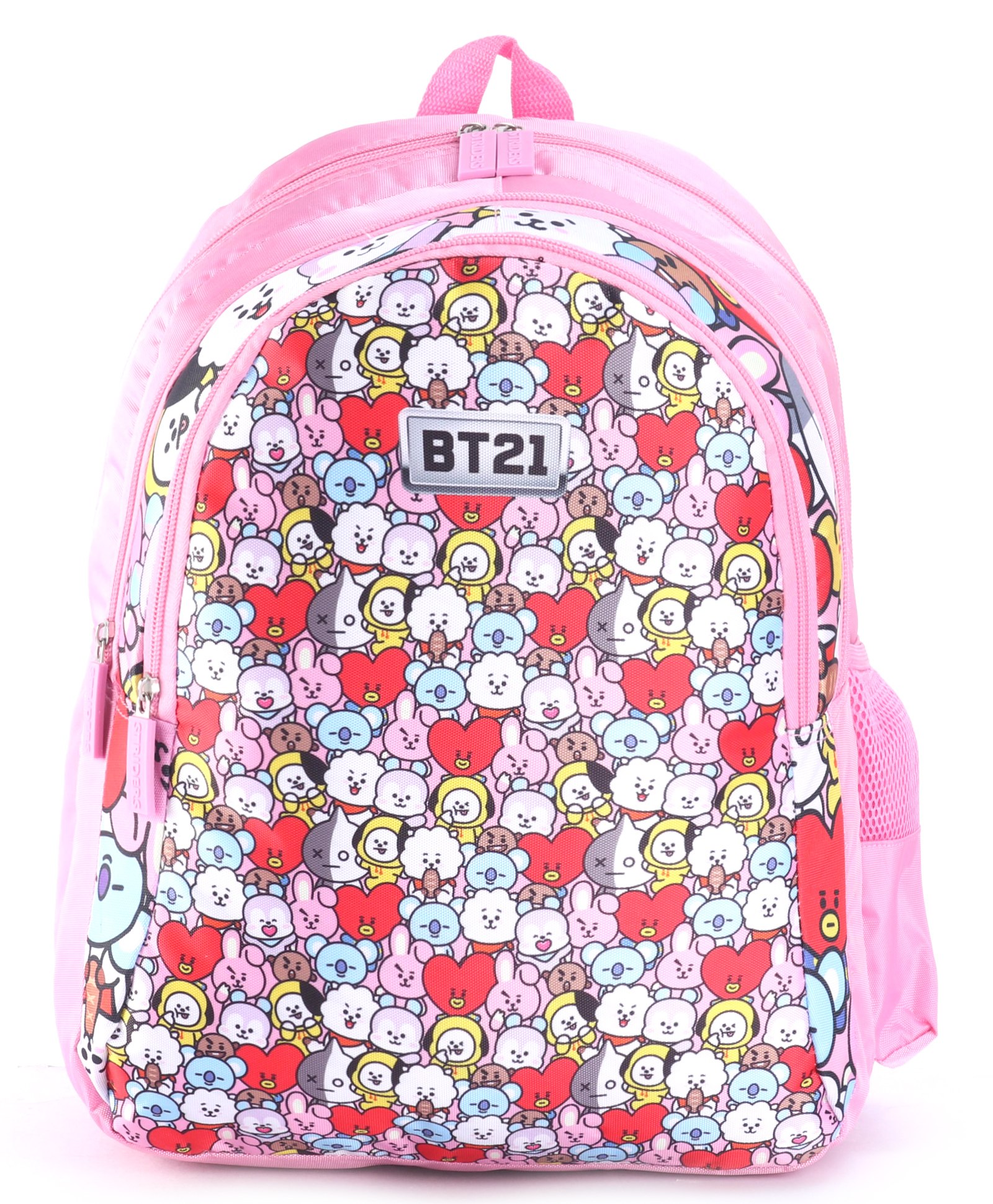 BT21 School Bag Trendy Style for Young Dreamers Kawaii Adventures Pink - 16 inches-picture-0