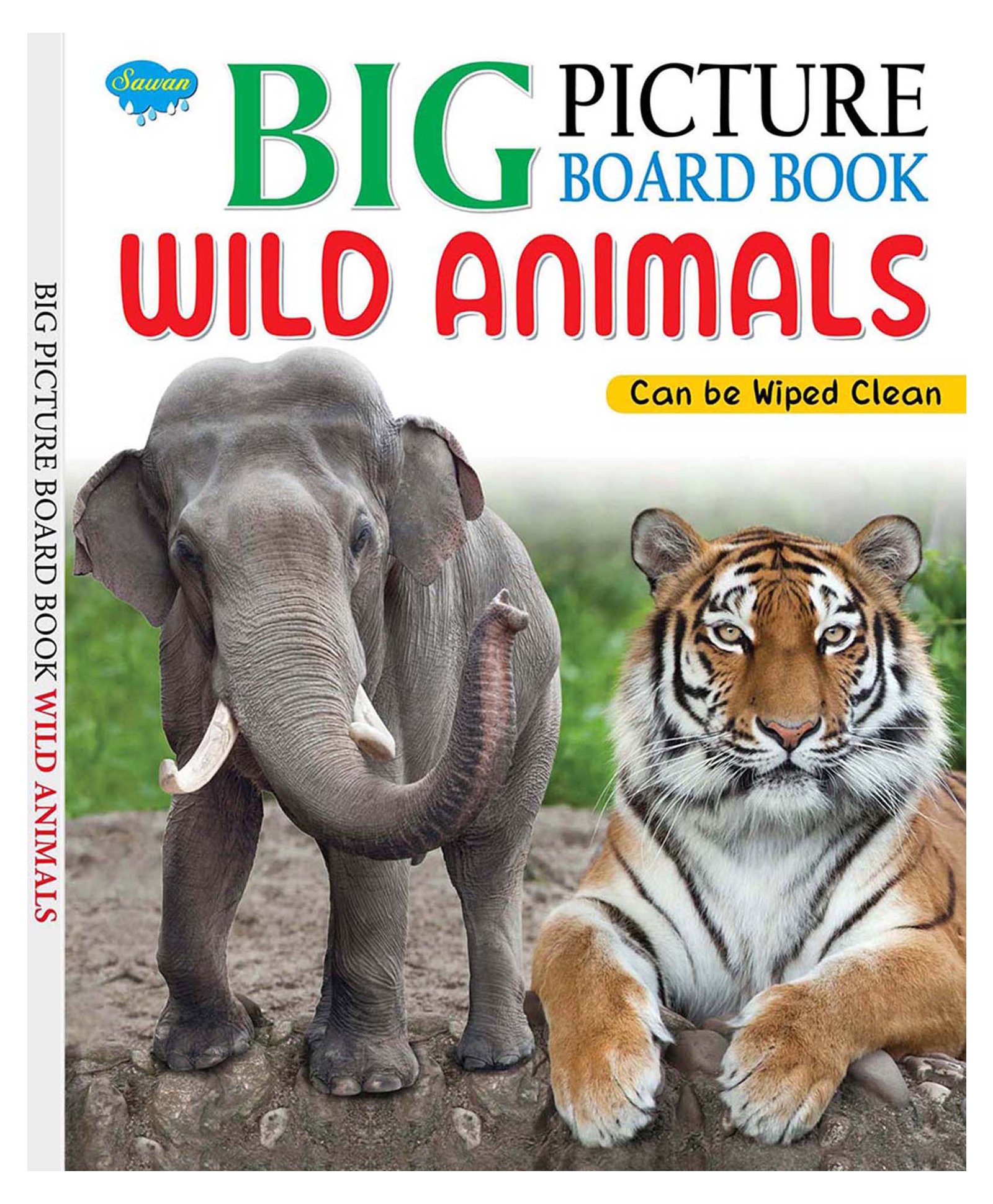 Wild Animals Wipe and Clean Picture Board Book - English-image-7
