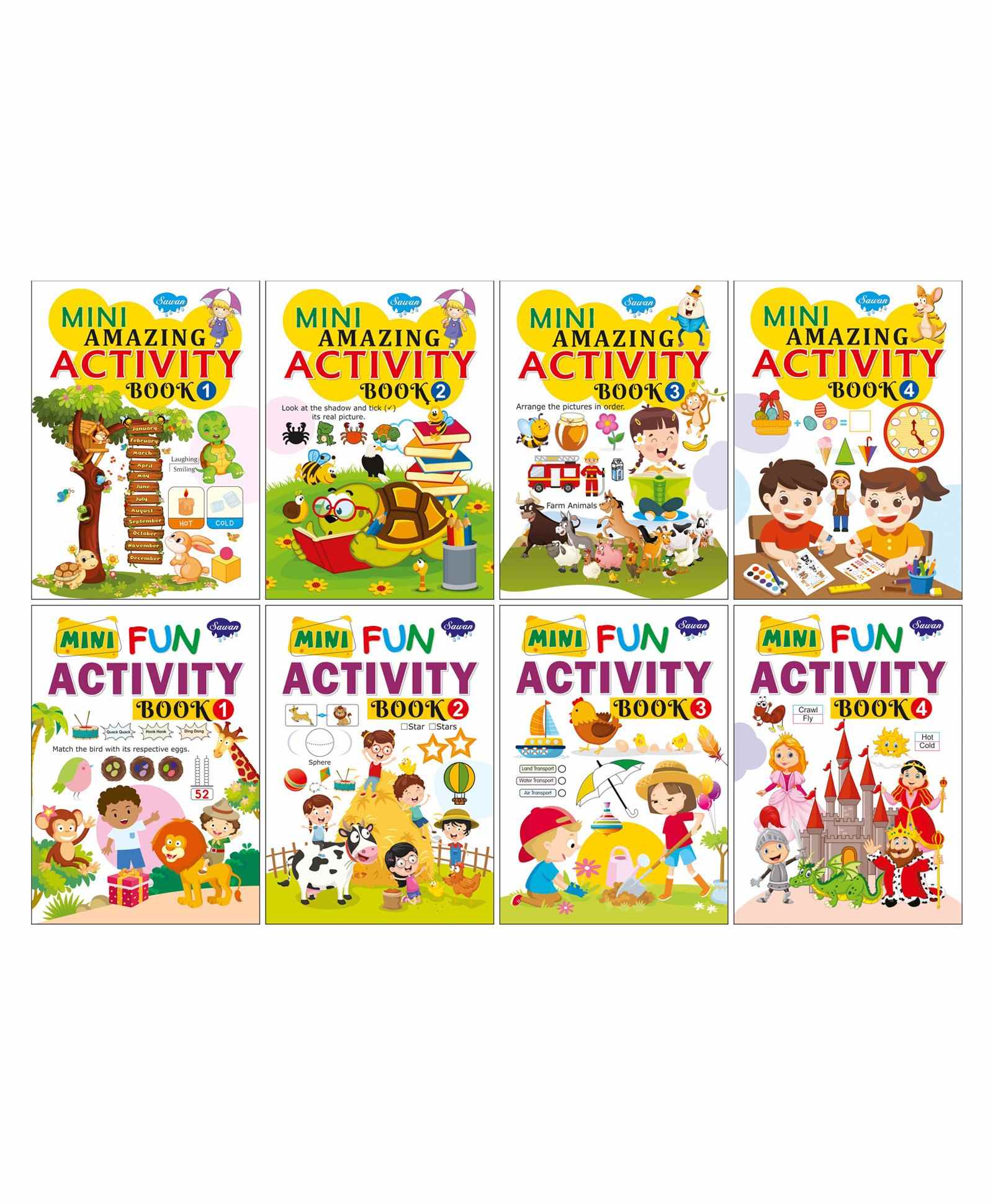 sawan Mini Activity Books Pack of 8 - English-picture-18