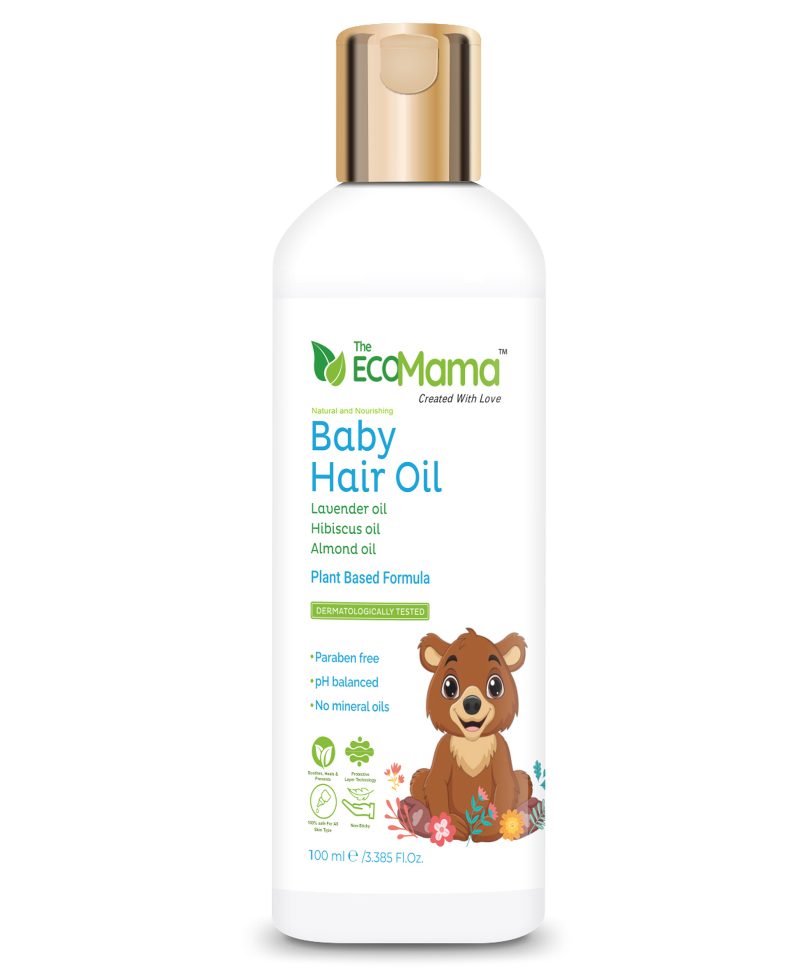 The Eco Mama Baby Hair Oil (100 ml) Stimulates Hair Growth, Contains Sesame  Oil, Coconut Oil & Avocado. Toxin Free & Vegan-picture-18