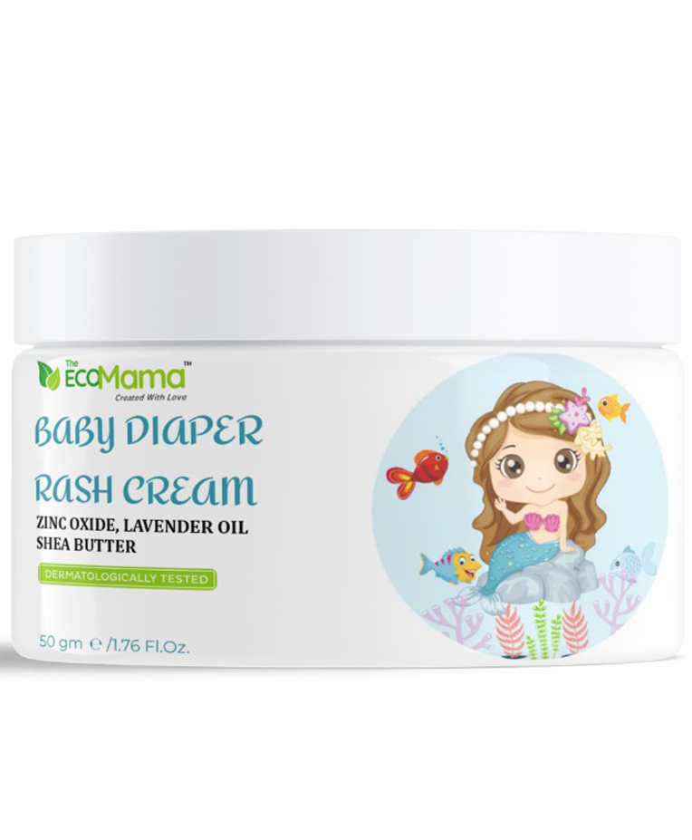 The Eco Mama Baby Rash Cream (50 ml)| Prevents DIapar & Cloth Rashes | Vegan, Toxin Free, Sensitive Skin Friendly-picture-19
