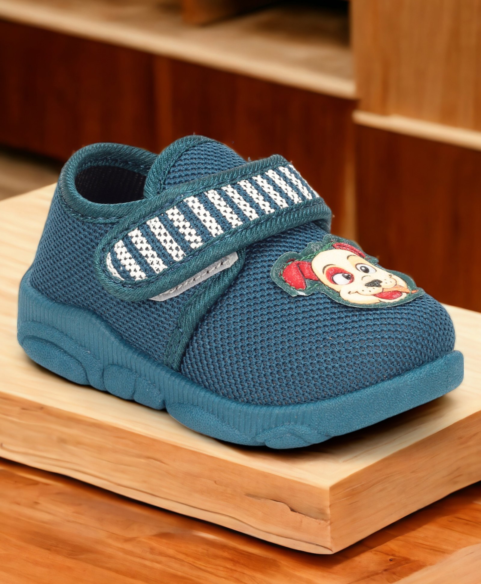Lil Lollipop Dog Applique Musical Booties - Navy Blue-picture-15